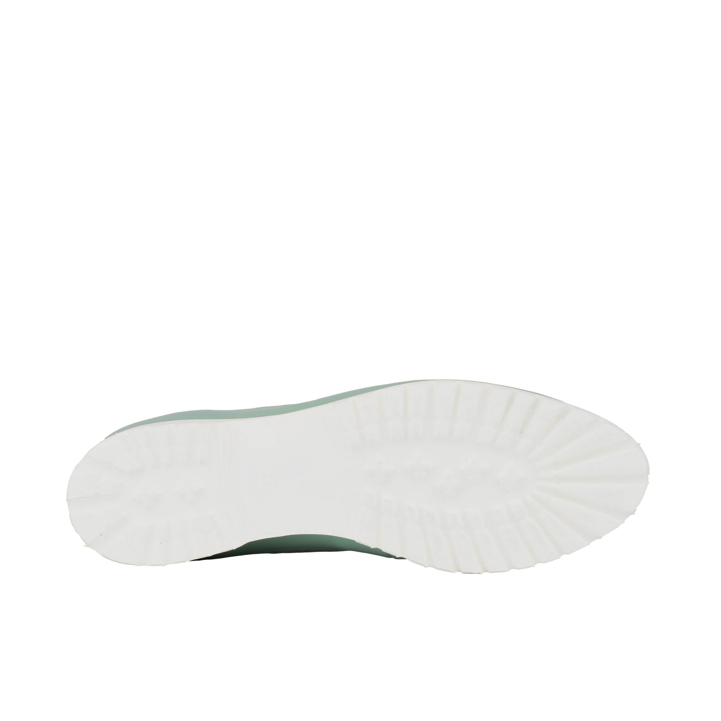 Sonnet - Purple & Mint - Women's leather shoe with lightweight white sole & broguing