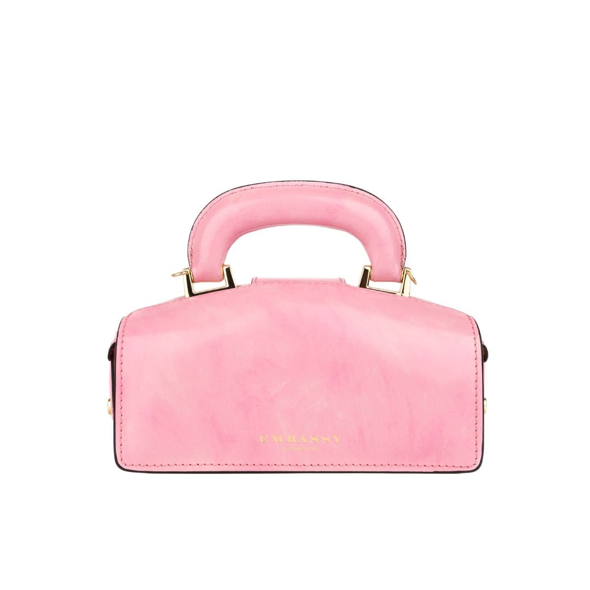 Gazelle Mini - Light Pink - Women’s mini patent leather top handle & crossbody bag