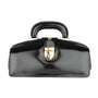 Gazelle - Black - Women’s patent leather top handle & crossbody bag