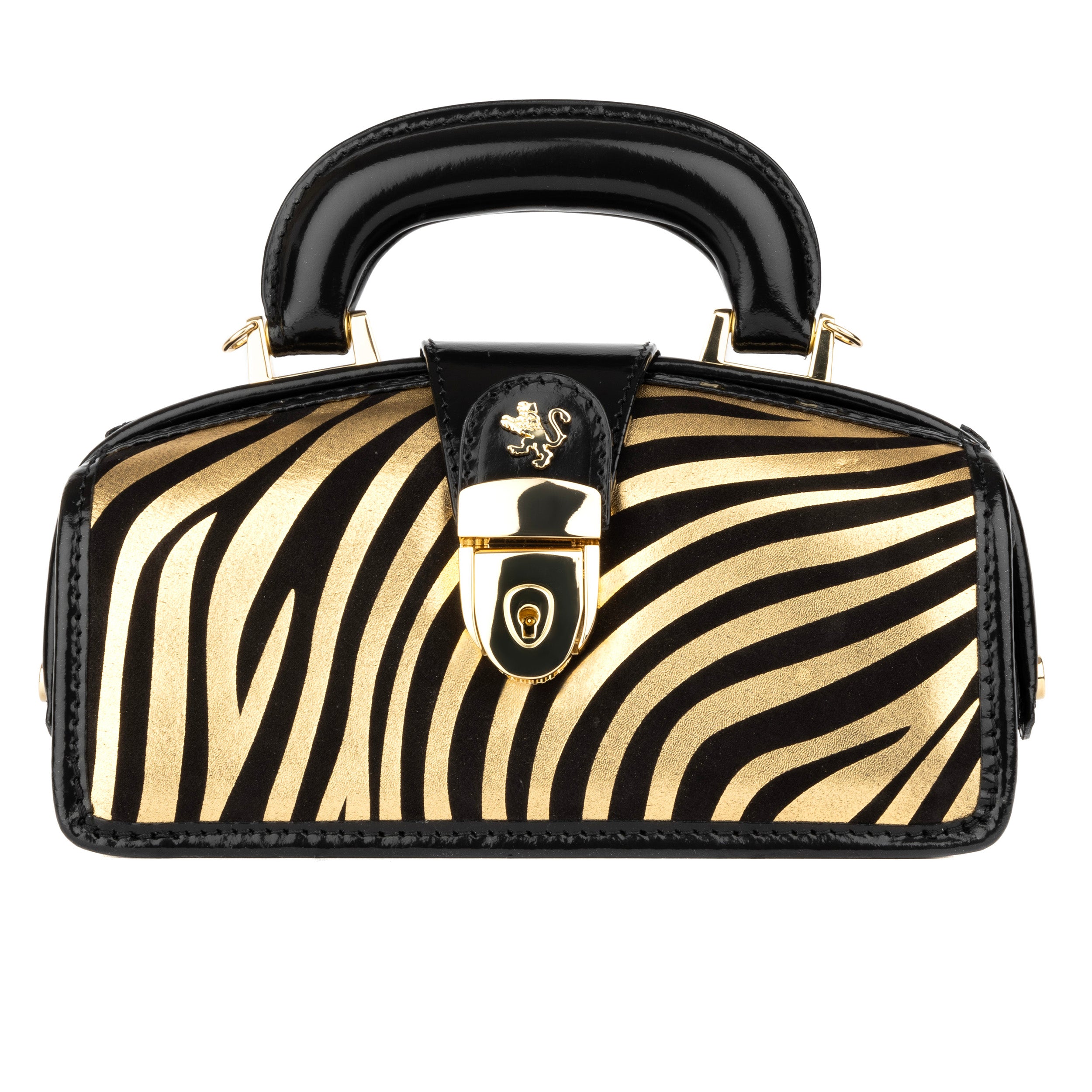 Gazelle Mini - Black & Gold Stripes