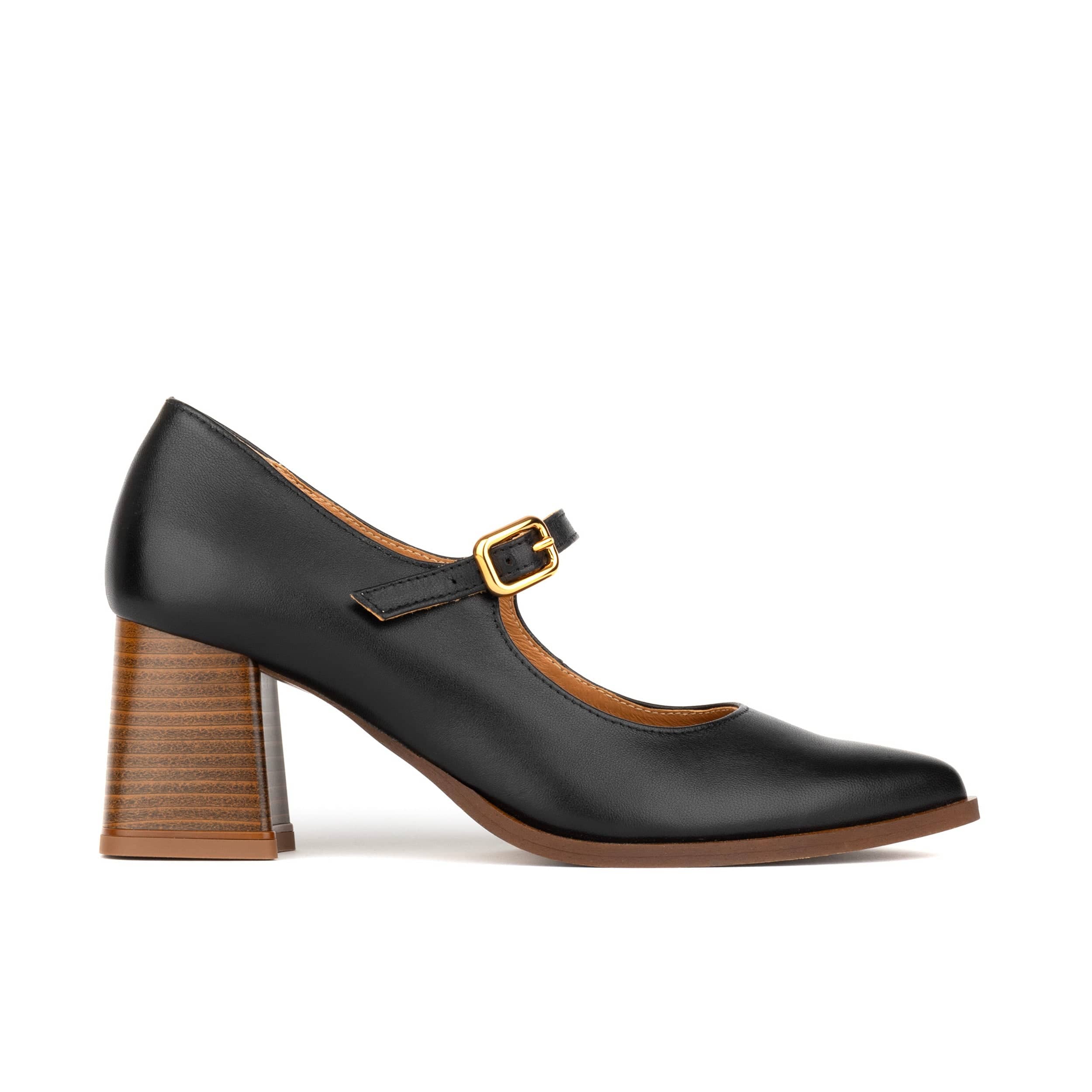 Hyde - Black - Women's Leather Mary Jane Pump