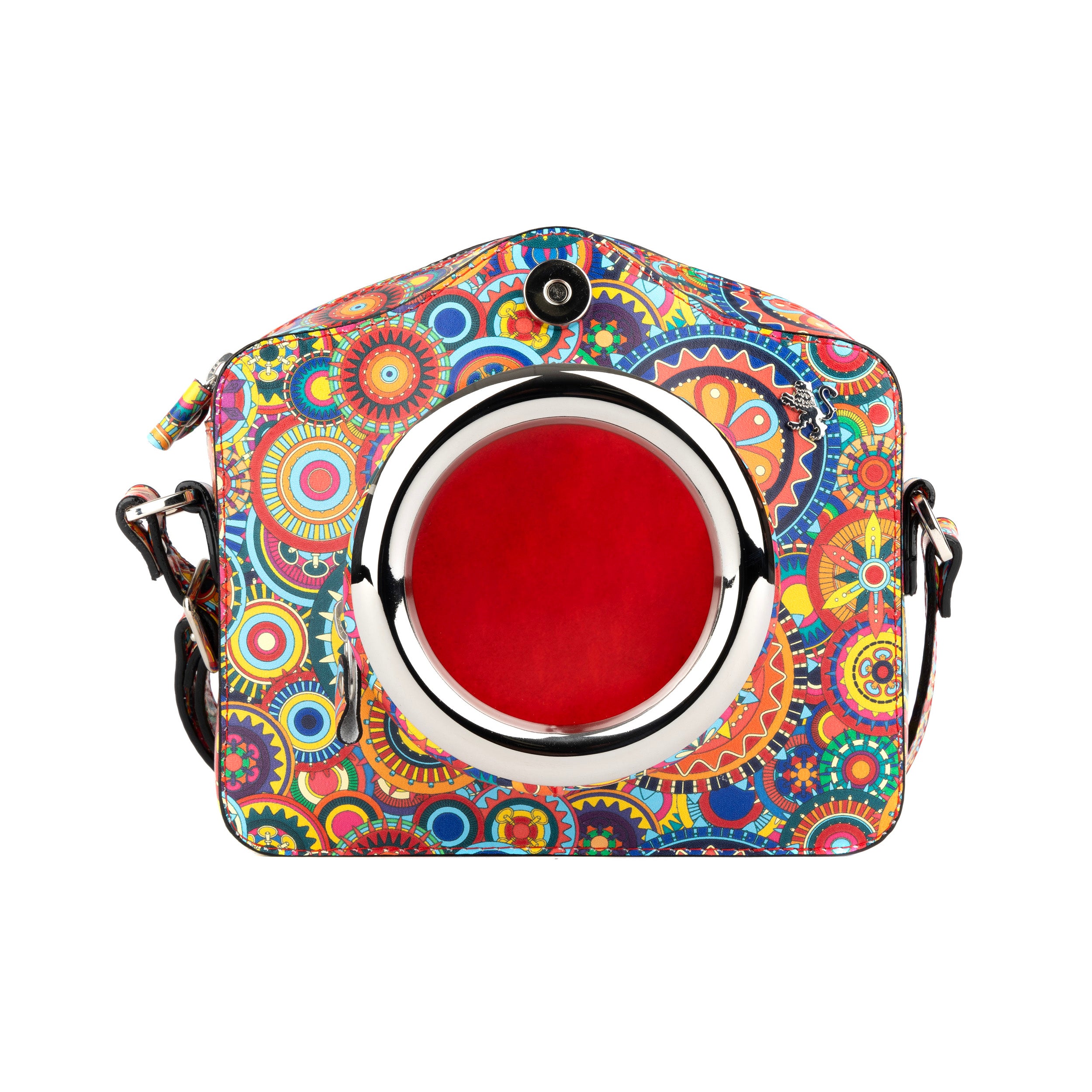 Snapshot - Signature Print - Camera shaped cross-body bag in Signature Print pattern leather