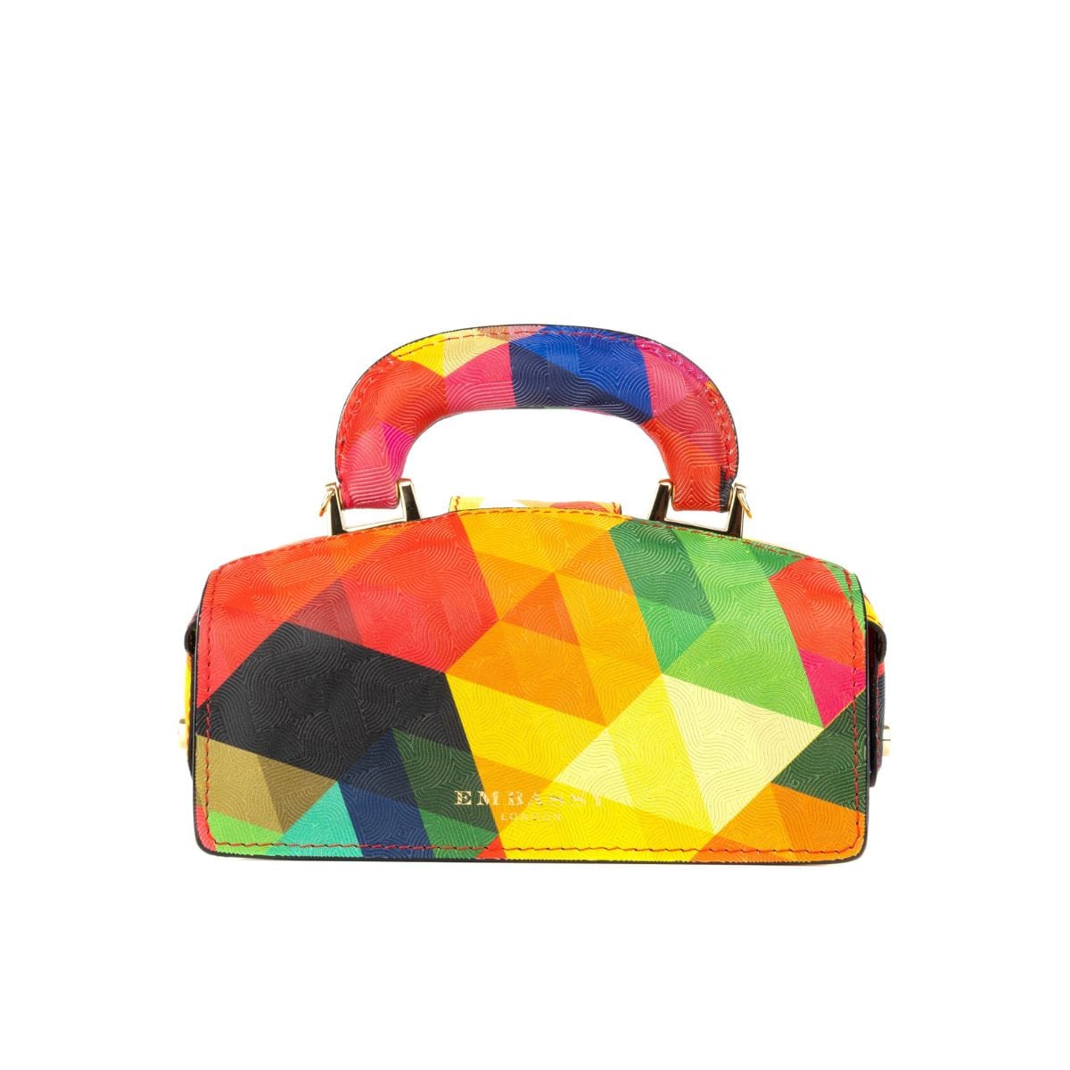 Gazelle Mini - Retro - Mini structured bag in colourful genuine leather and key