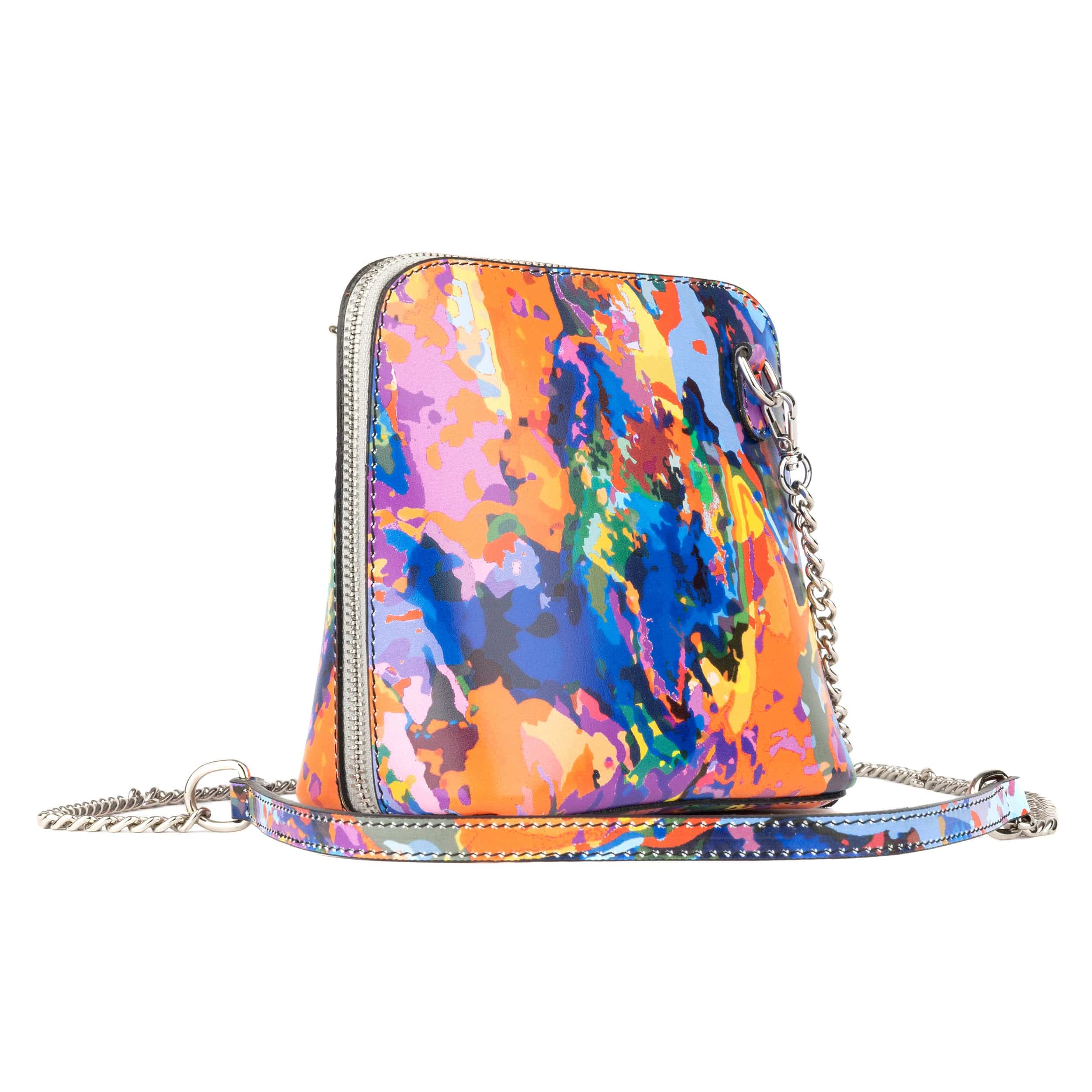Macaw - Summer Colours - Women's zip-up crossbody leather handbag