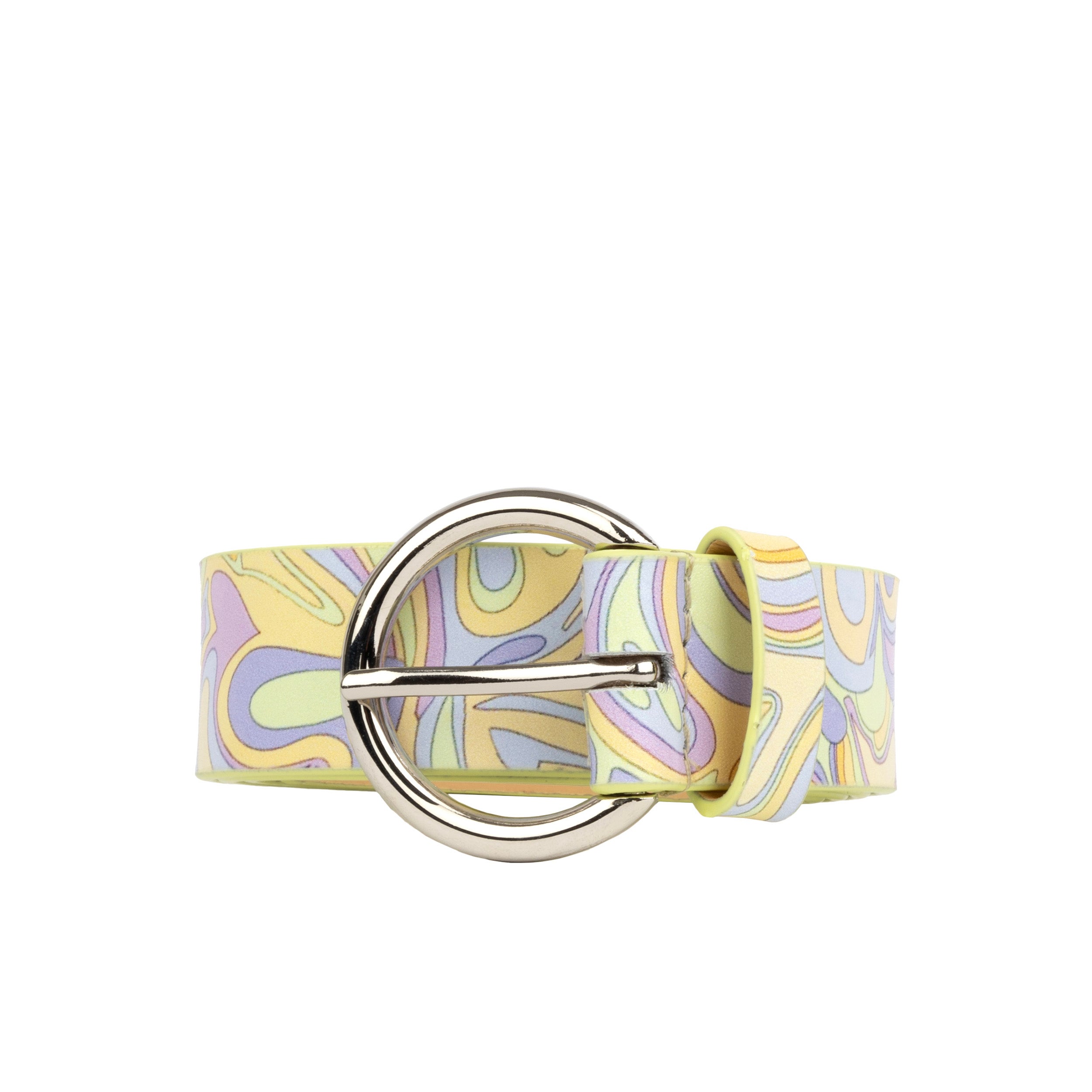 Emma - Pastel Paisley - Women's Italian leather belt