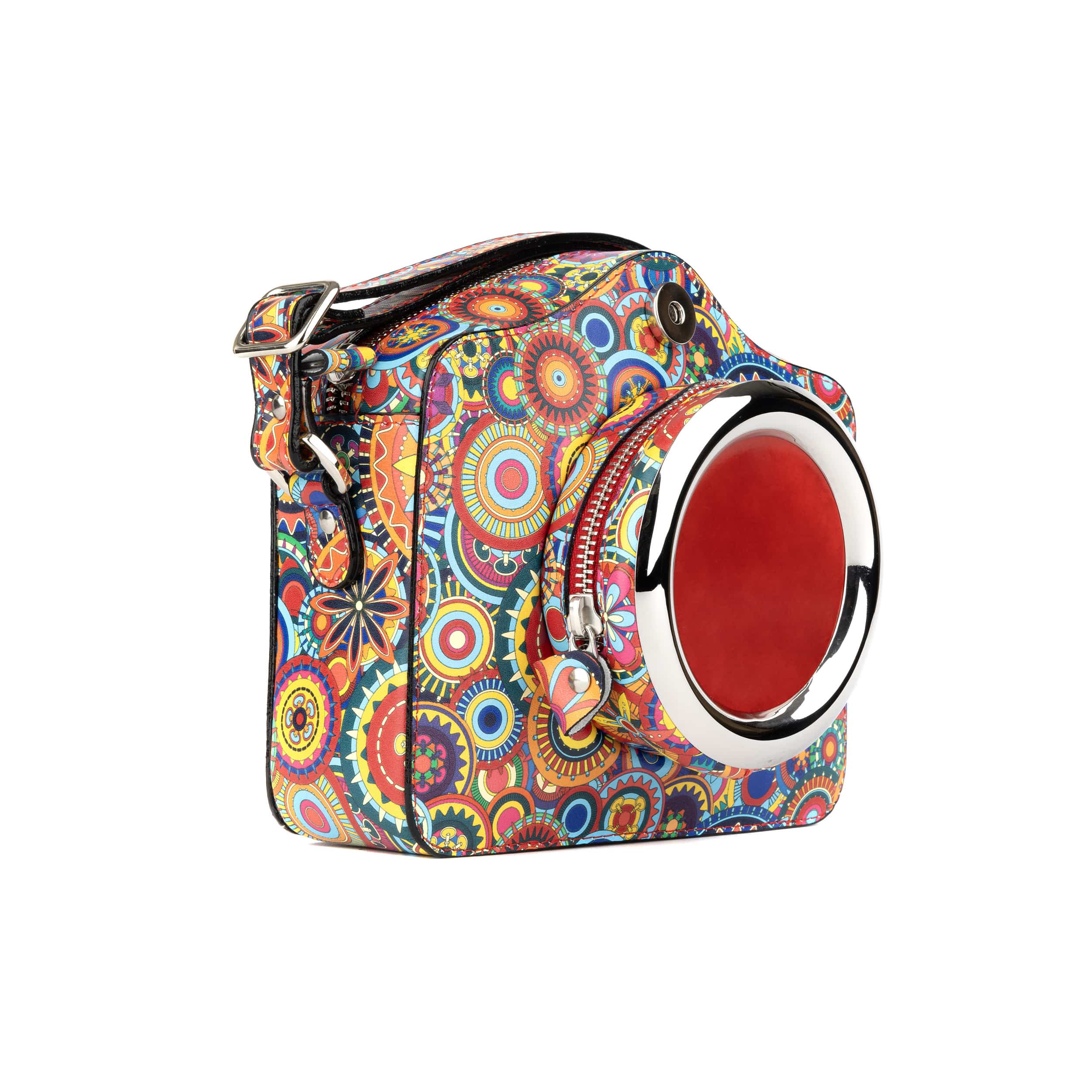 Snapshot - Signature Print - Camera shaped cross-body bag in Signature Print pattern leather