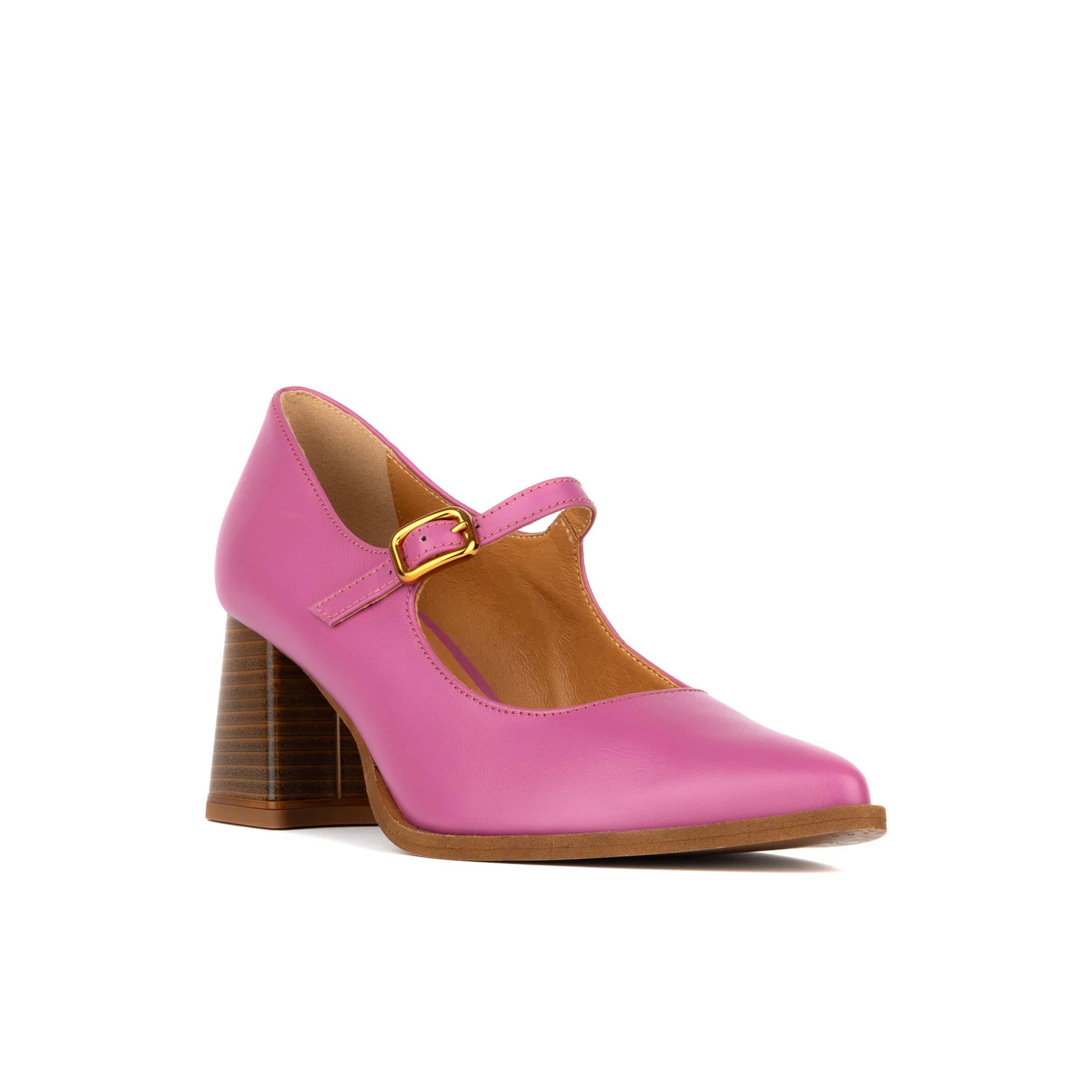 Hyde - Pink - Women's Leather Mary Jane Pump