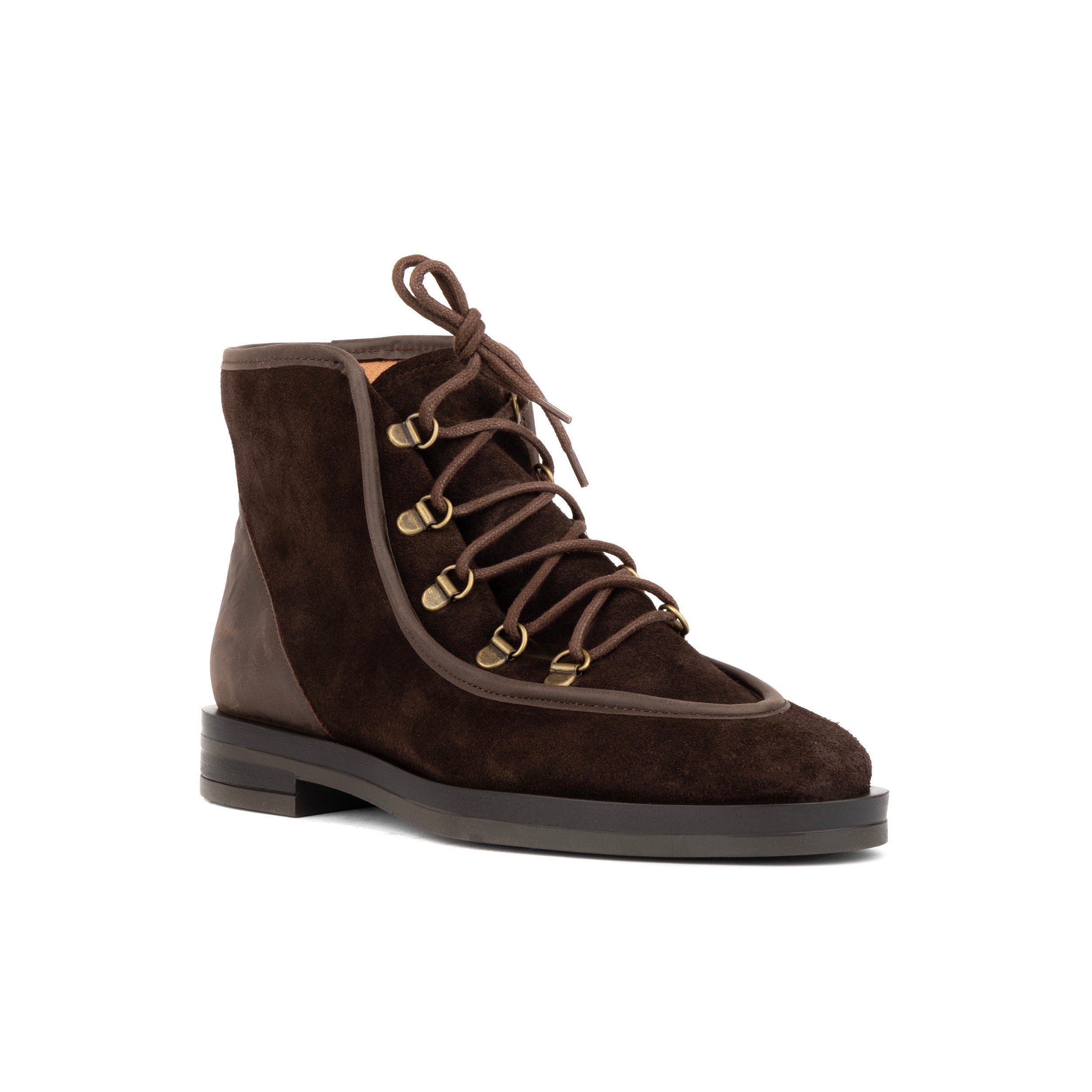 Hedera - Dark Brown - Women's Suede Alpine Boot