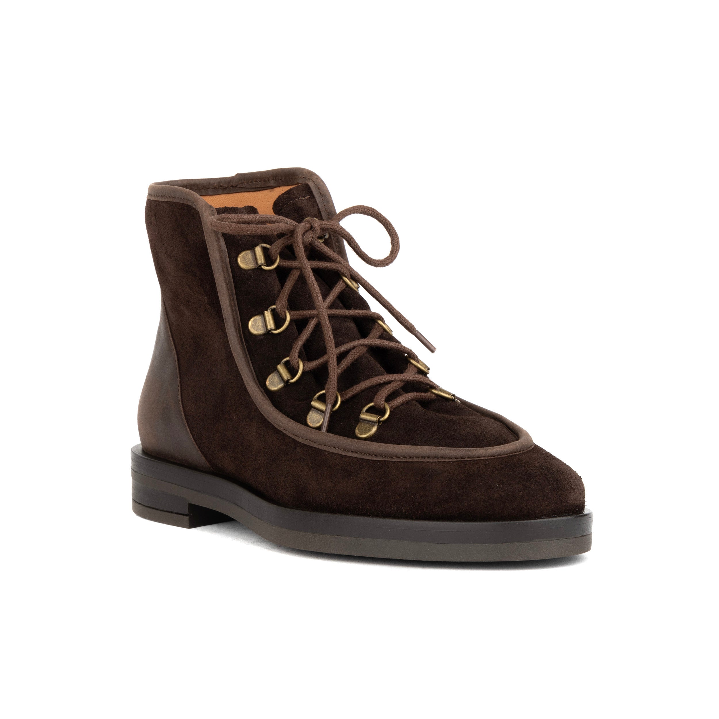 Hedera - Dark Brown - Women's Suede Alpine Boot