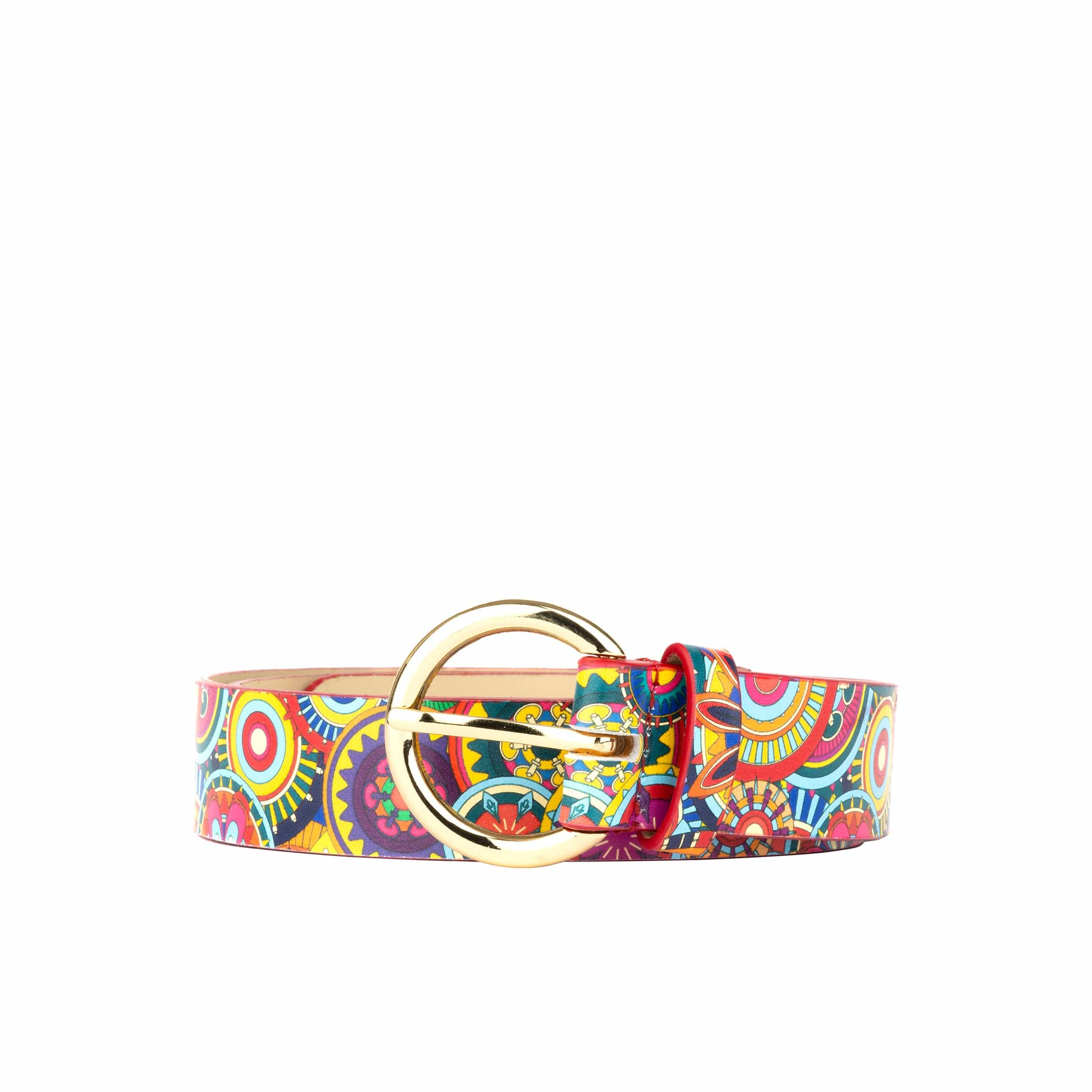 Emma - Signature Print - Women's Italian leather belt in signature print