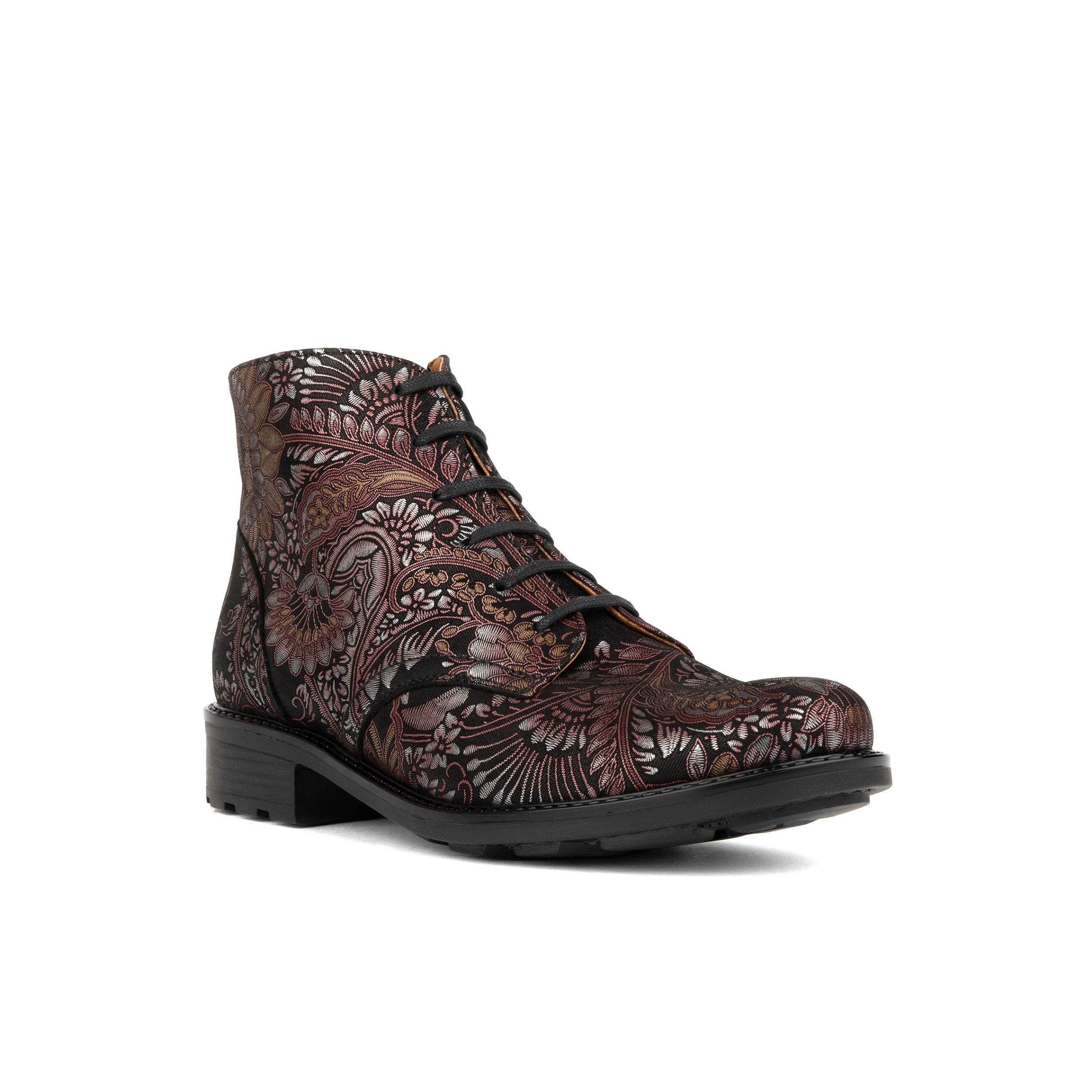 Laviva Mid - Black & Gold & Burgundy