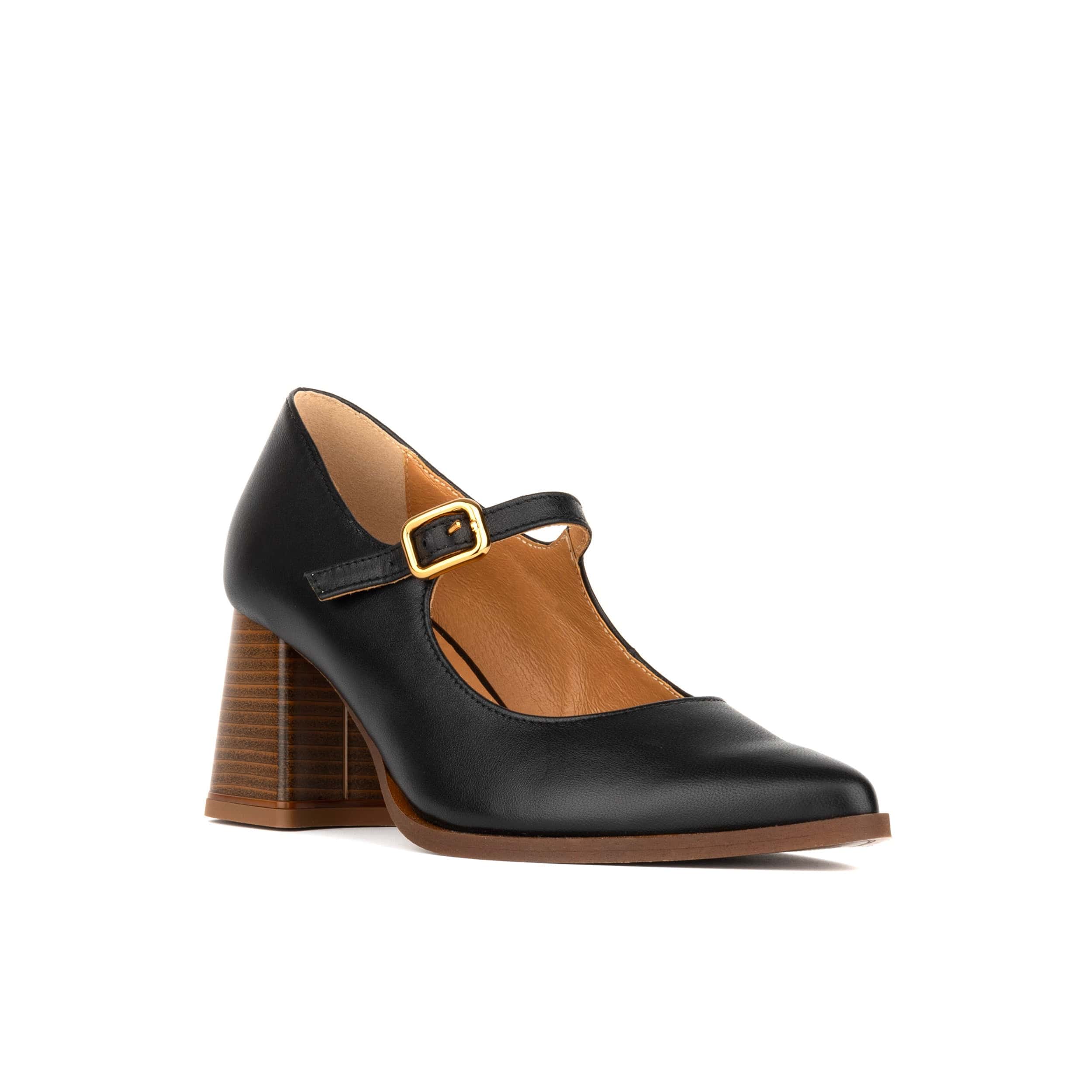 Hyde - Black - Women's Leather Mary Jane Pump