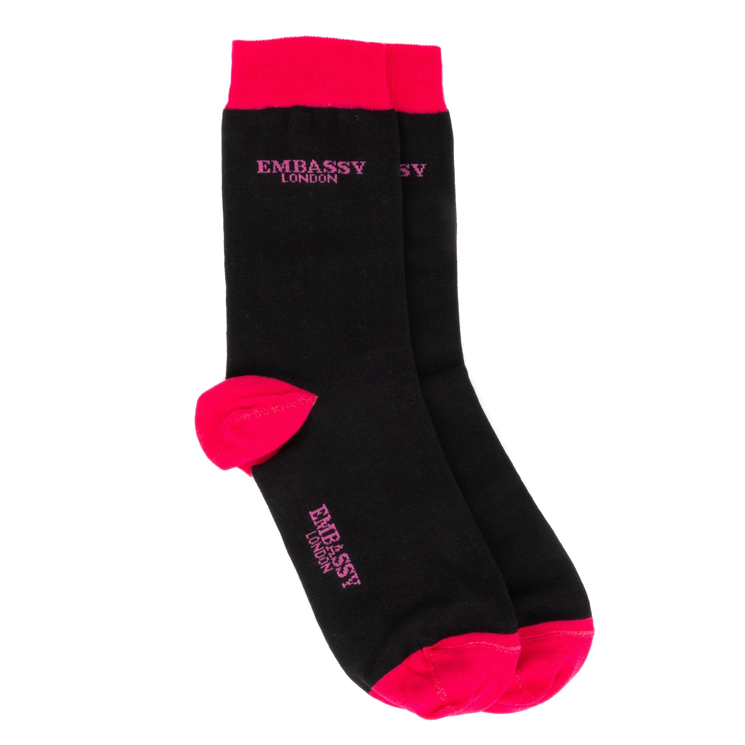 Socktopus - Embassy Mix - Women's 3 pack cotton socks size UK 3 to 7 in brand emblem