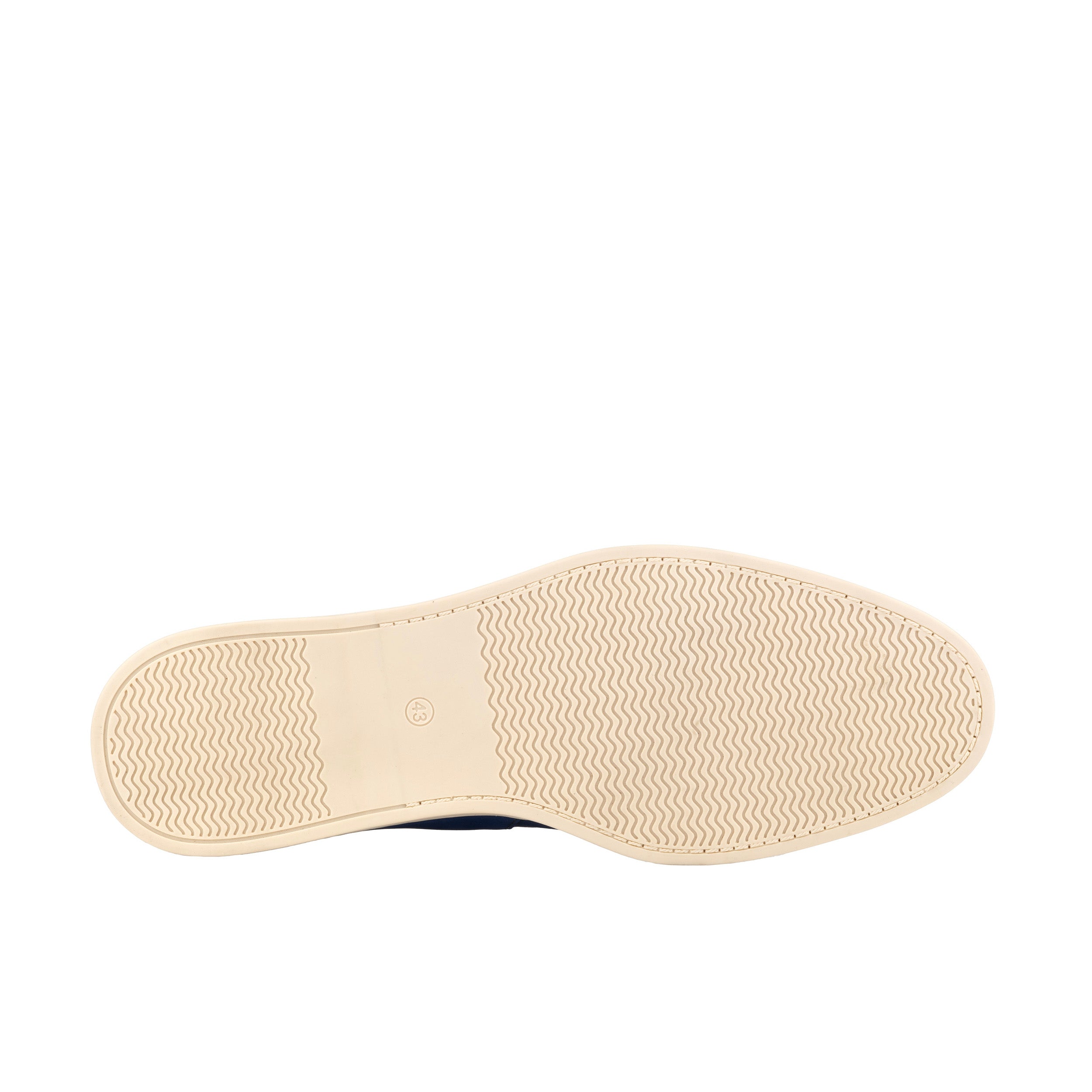 Gareth - Cream & Blue - Men’s two Tone Suede Loafer