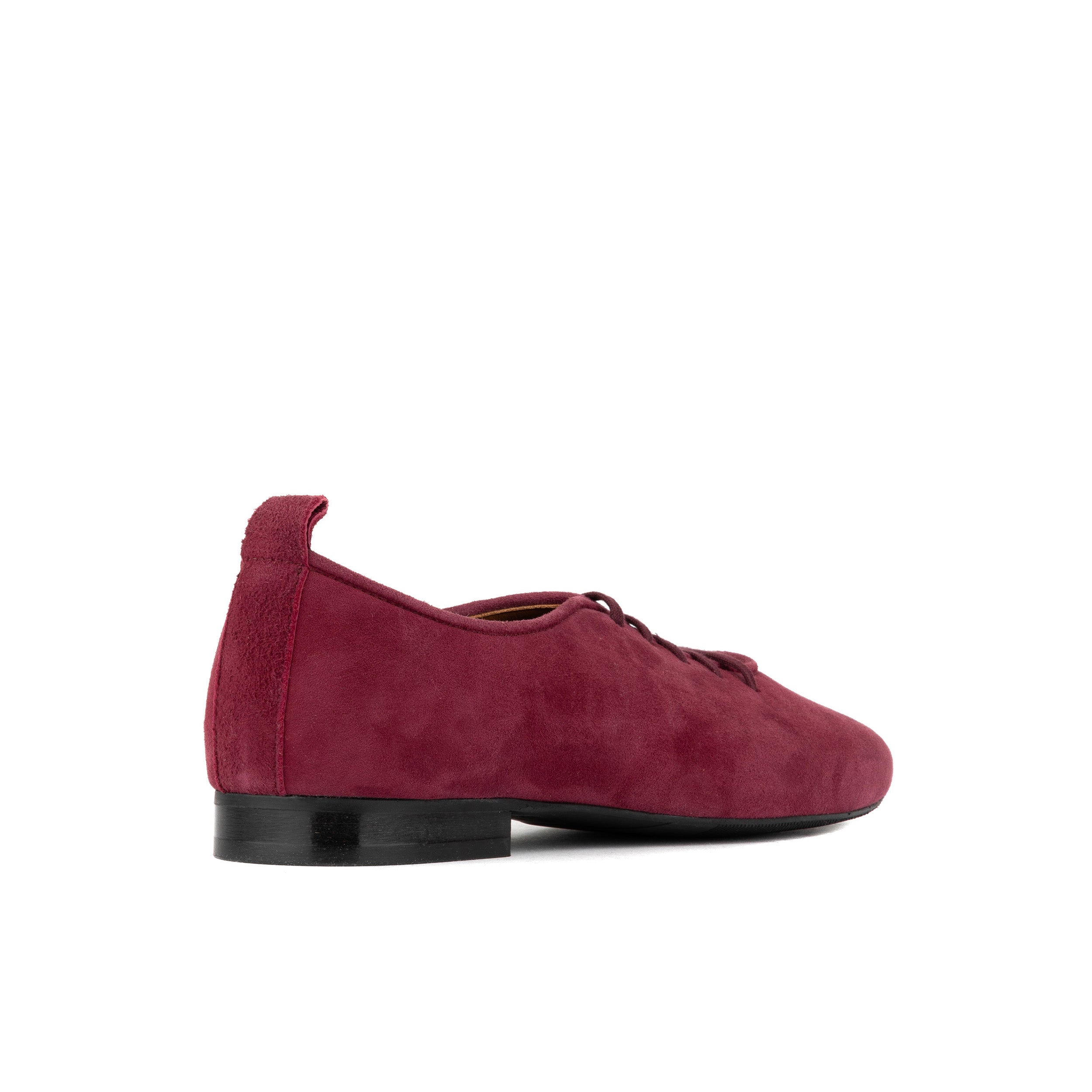 Skyline - Purple Suede - Women's Leather Lace Up Ballet Pump