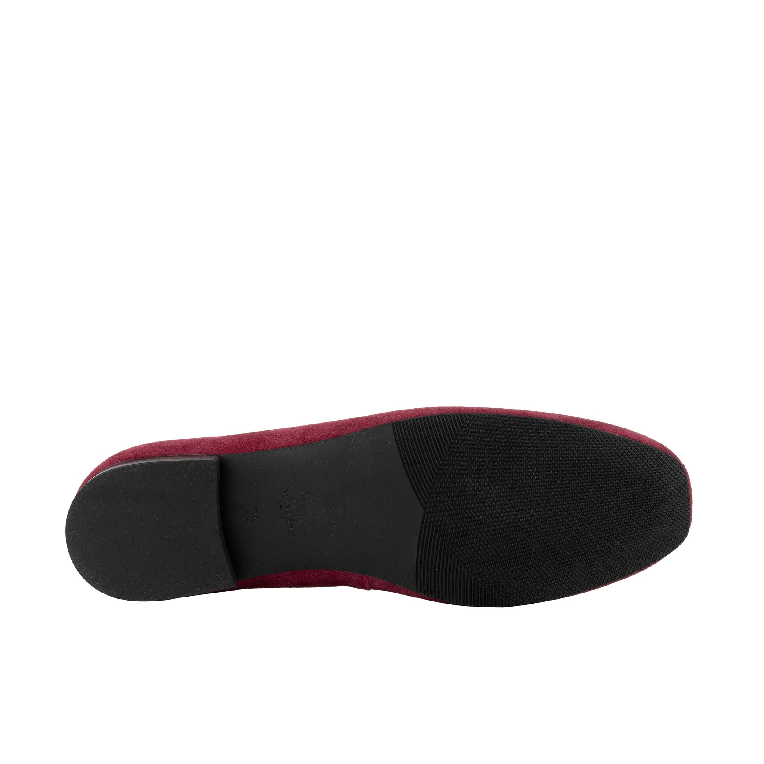 Skyline - Burgundy - Women's Suede Lace Up Ballet Pump