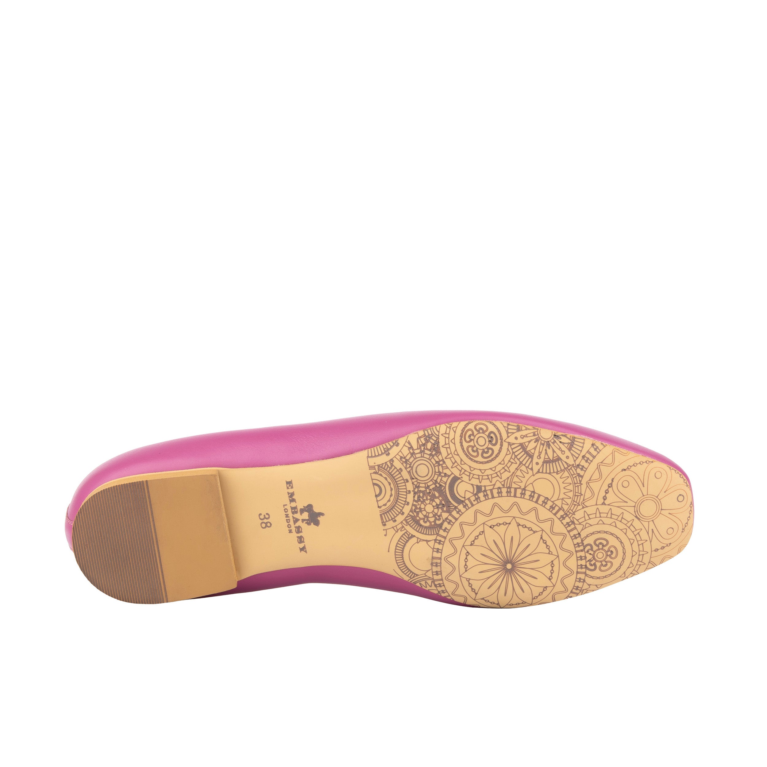 Blythe - Pink - Women's Leather Ballet Pump