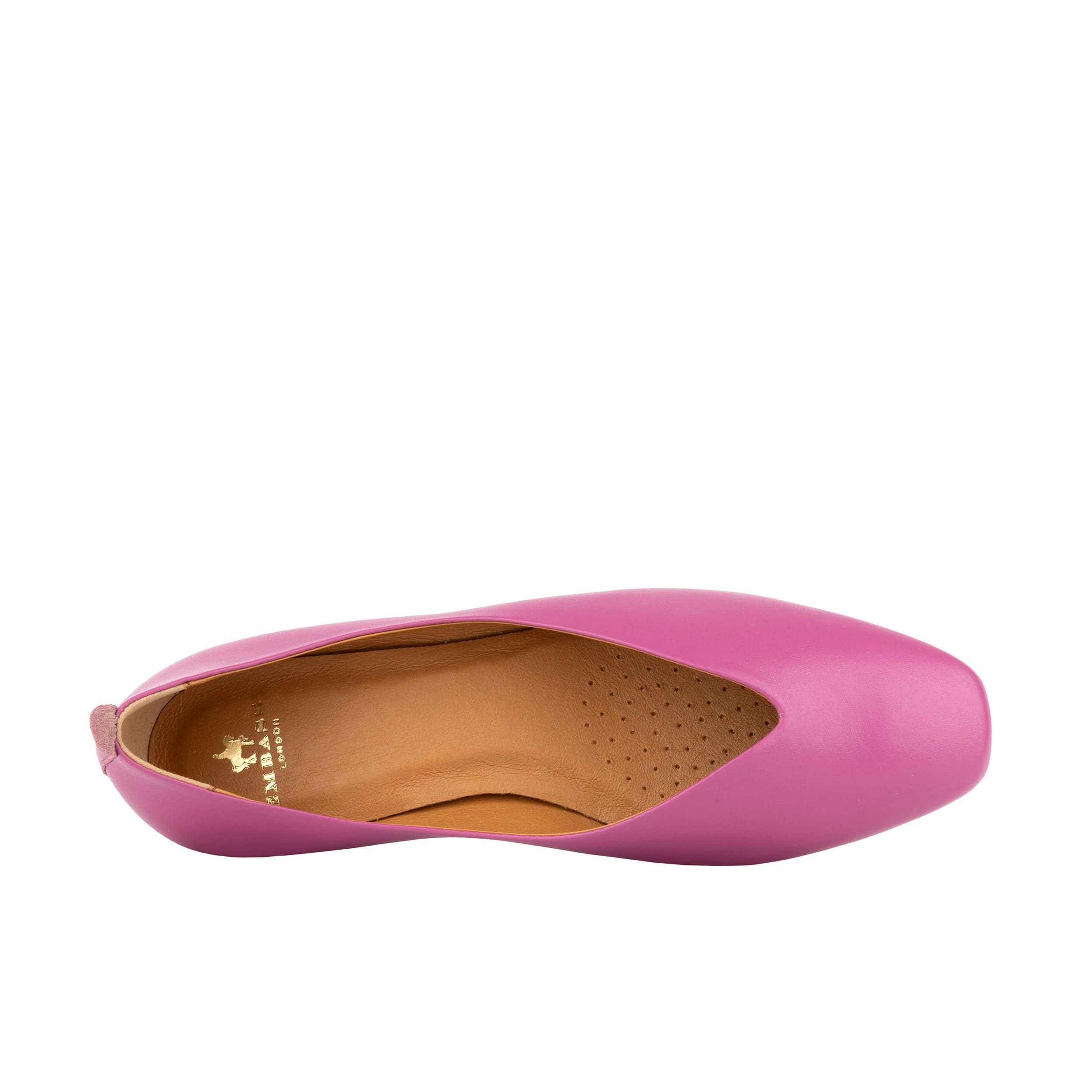 Blythe - Pink - Women's Leather Ballet Pump