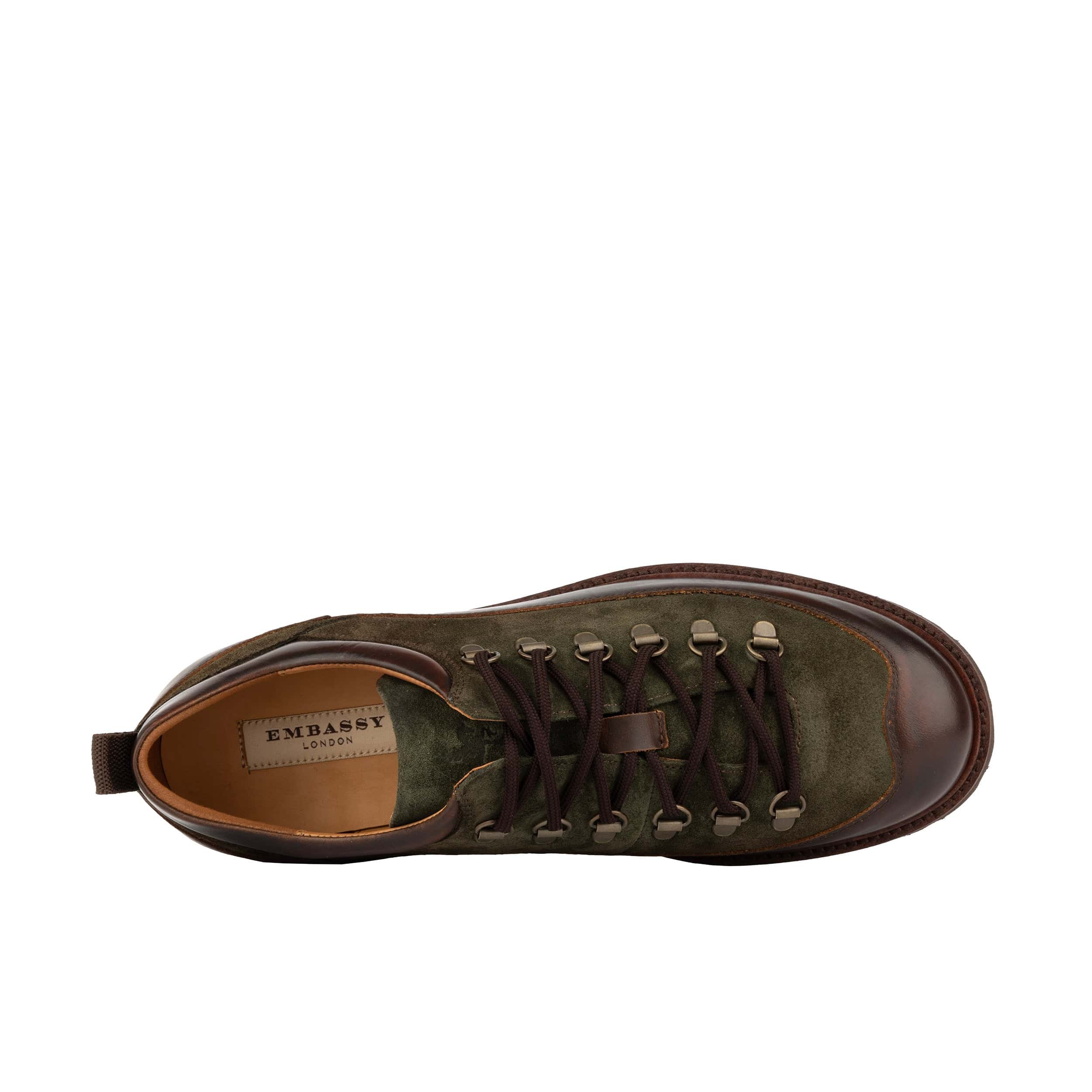 Dartmoor - Green - Men's Leather & Suede Hiking Shoe