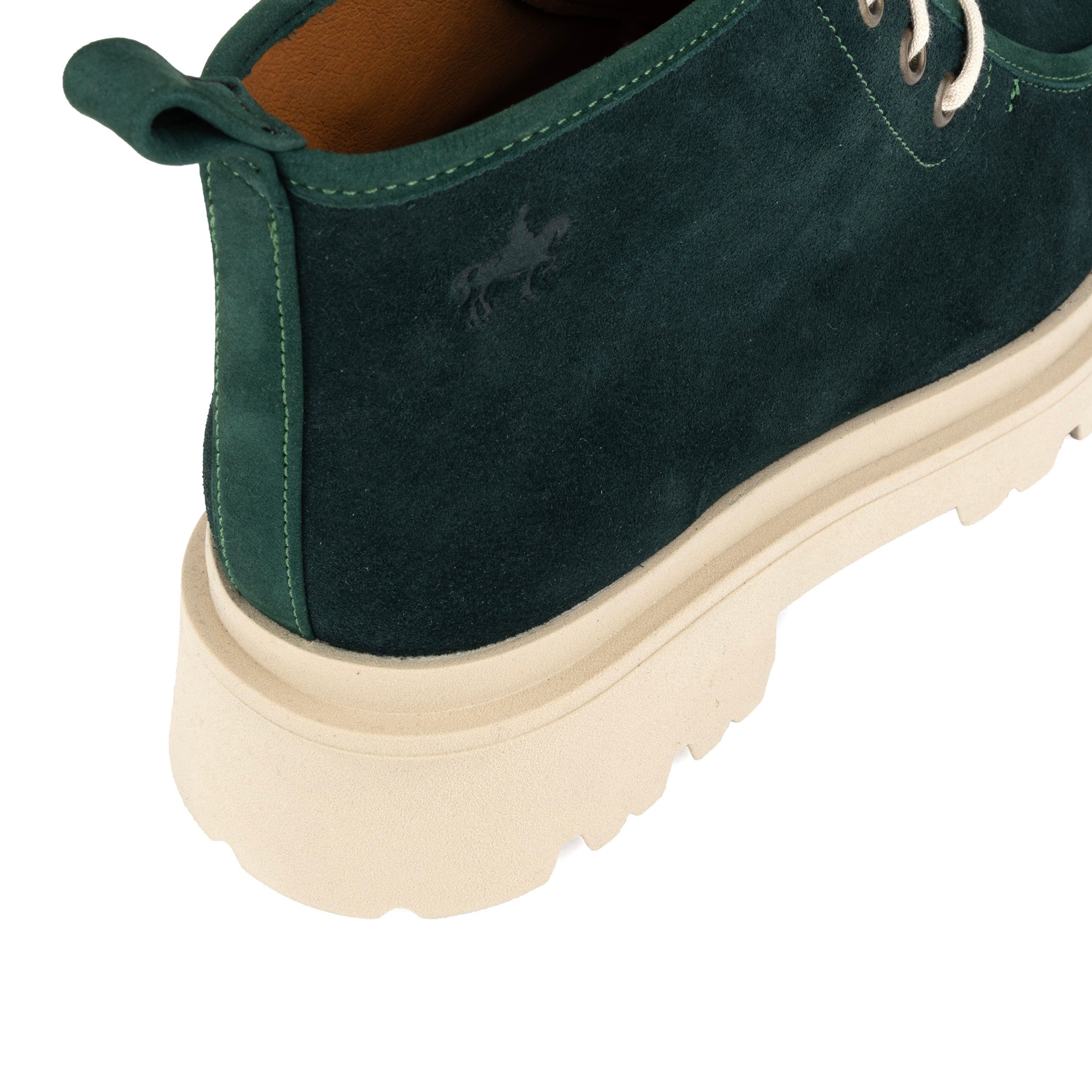 Verona - Green Suede - Women's Square Toe Chukka Boot