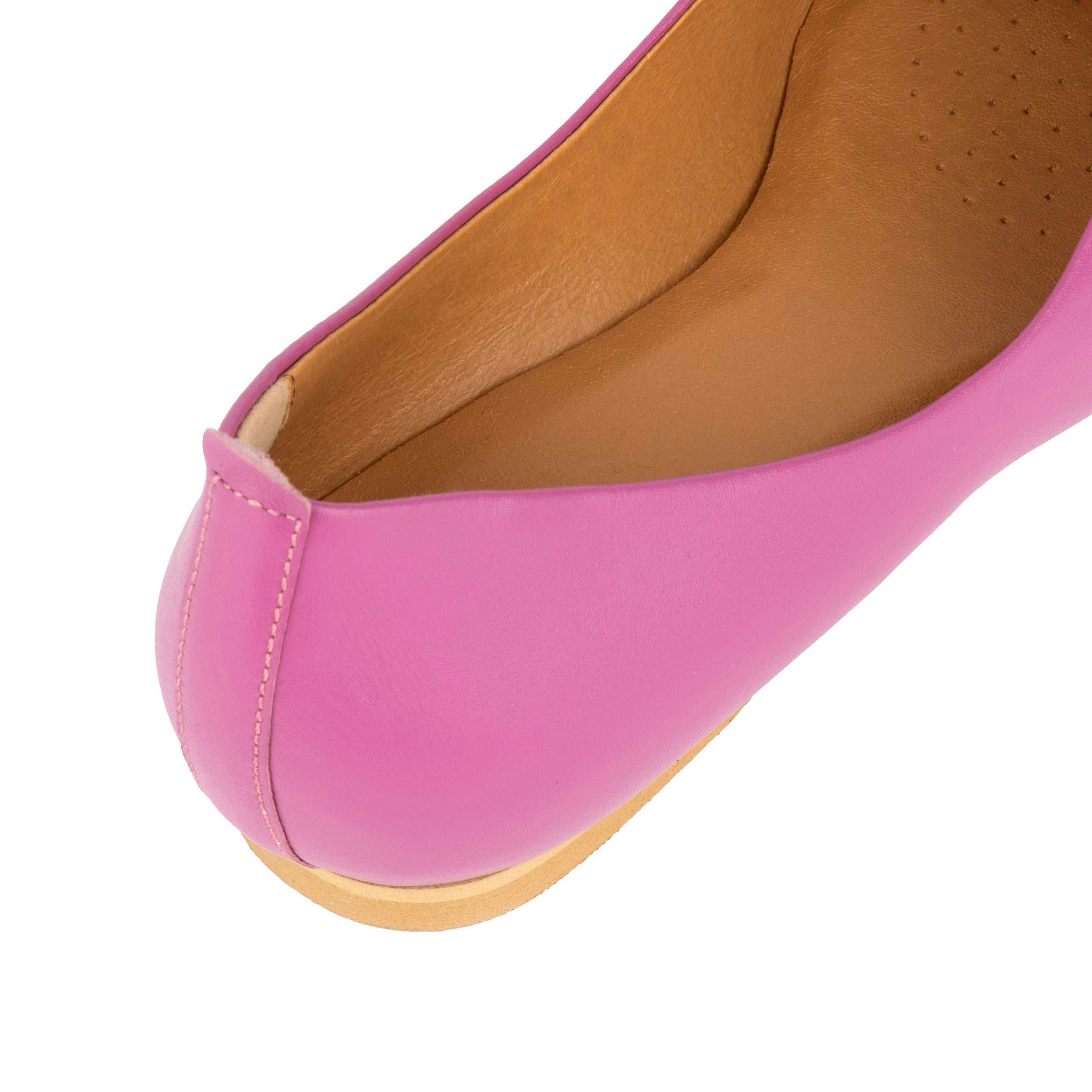 Blythe - Pink - Women's Leather Ballet Pump