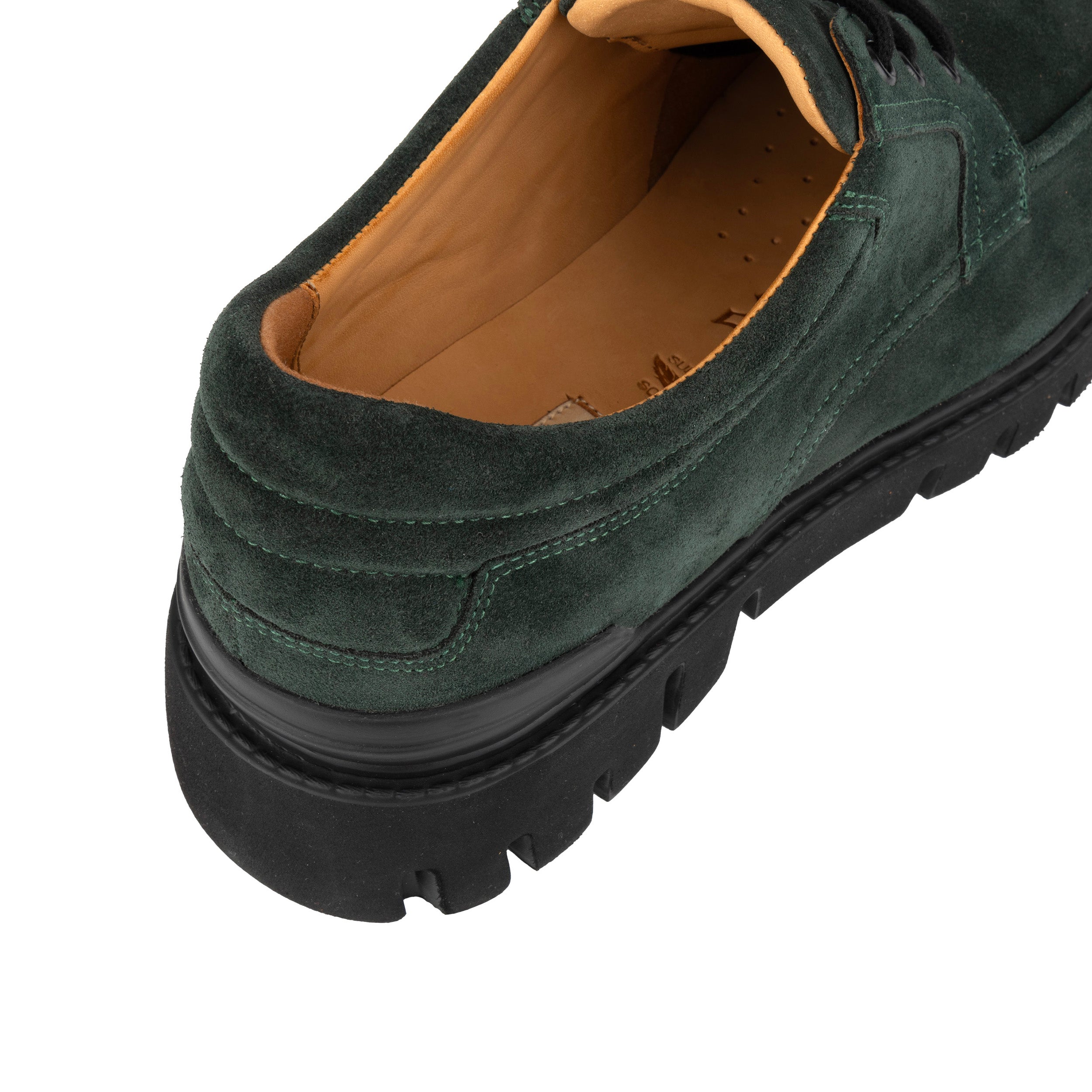 Wexley - Green Suede - Men's Chunky Moc Toe Derby Shoe