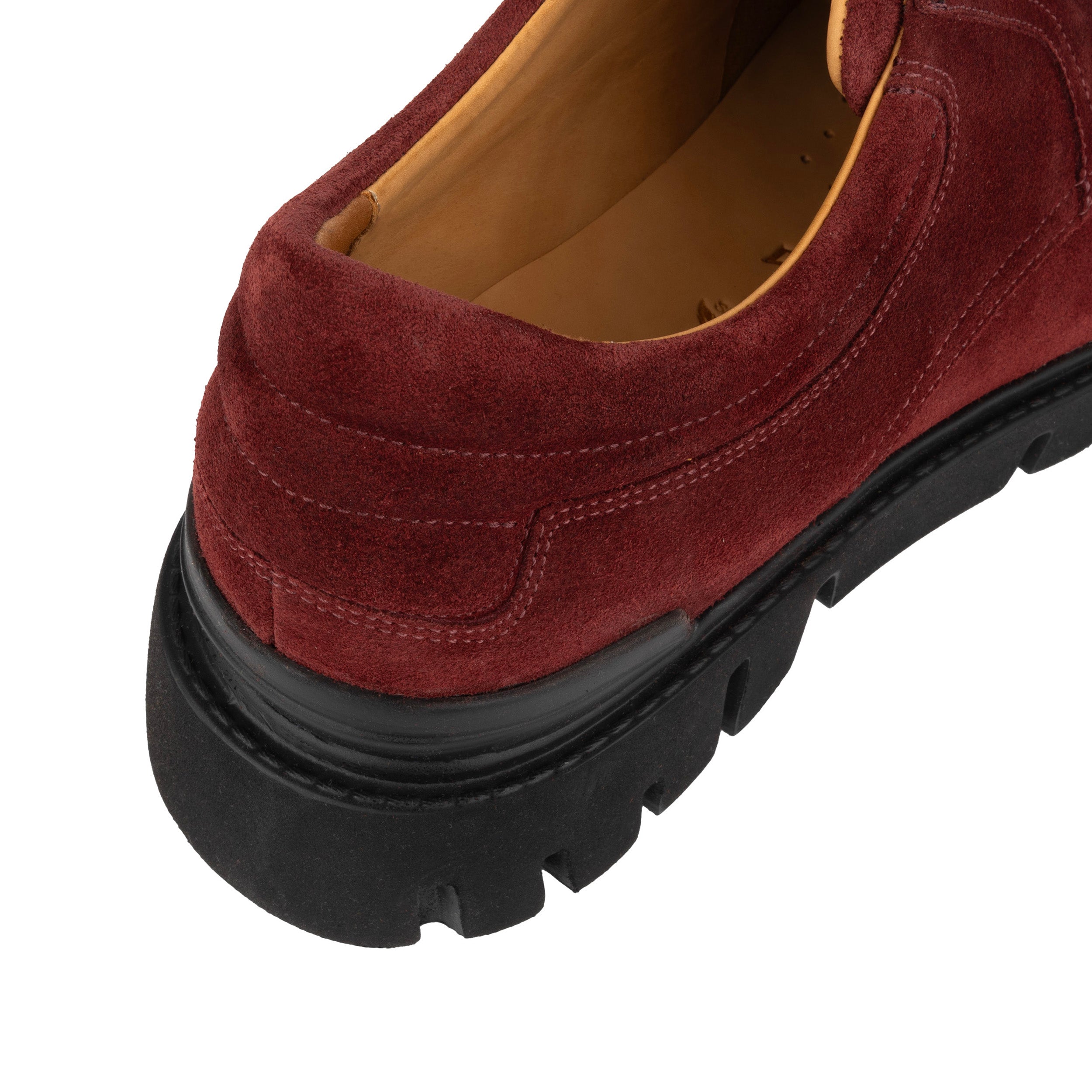 Wexley - Red Suede - Men's Chunky Moc Toe Derby Shoe