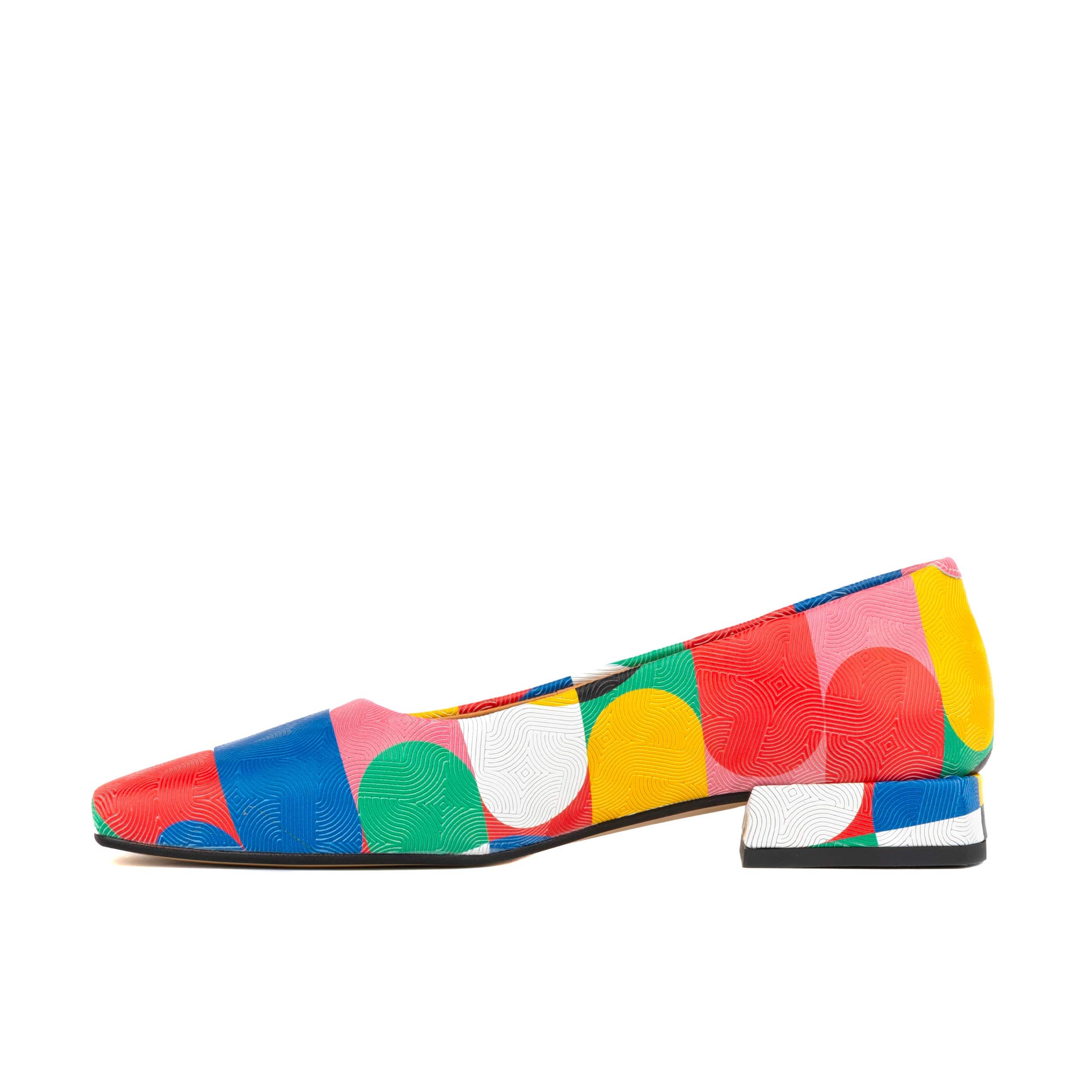 Ballerina - Groovy - Women's low heel leather ballet flat