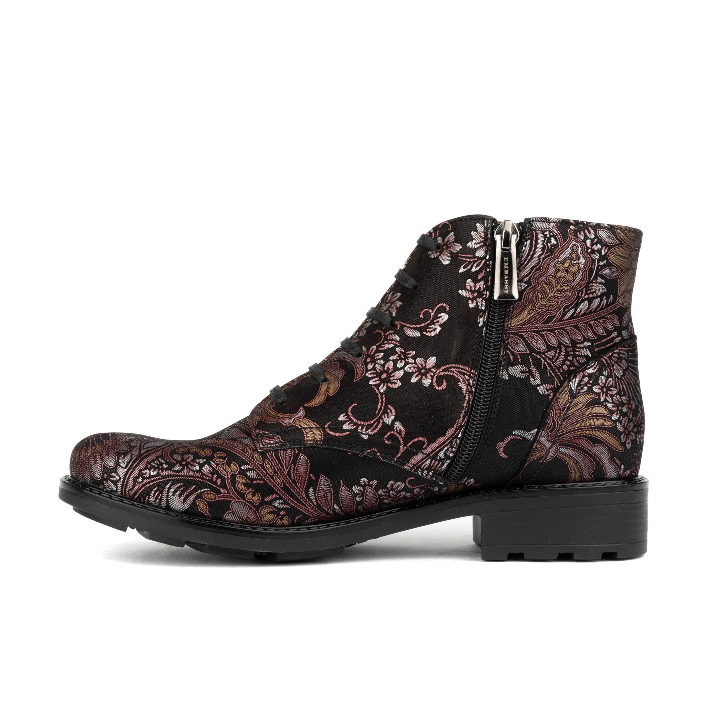 Laviva Mid - Black & Gold & Burgundy