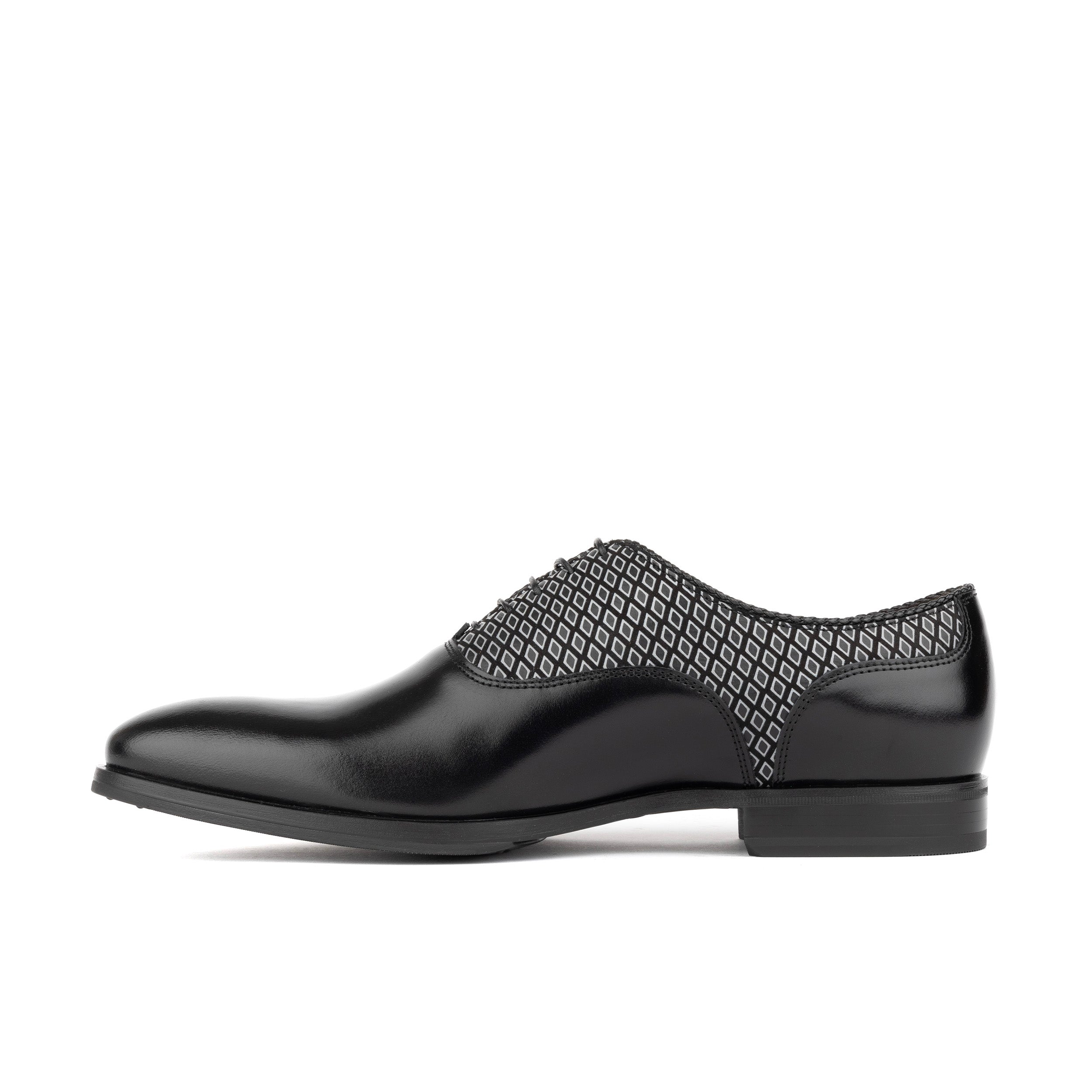 Arthur - Black & Black Diamond - Men’s Leather Dress Shoe