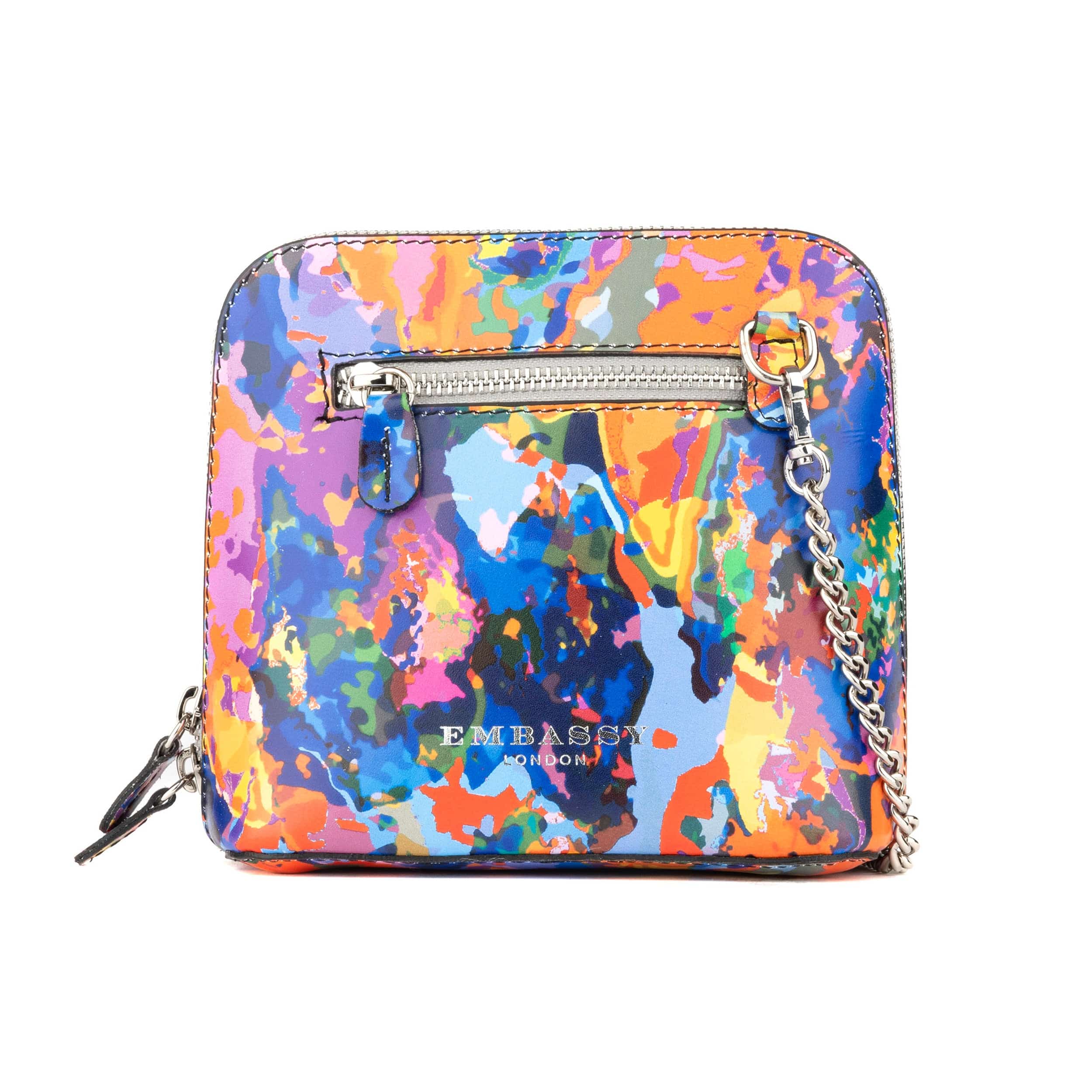 Macaw - Summer Colours - Women's zip-up crossbody leather handbag