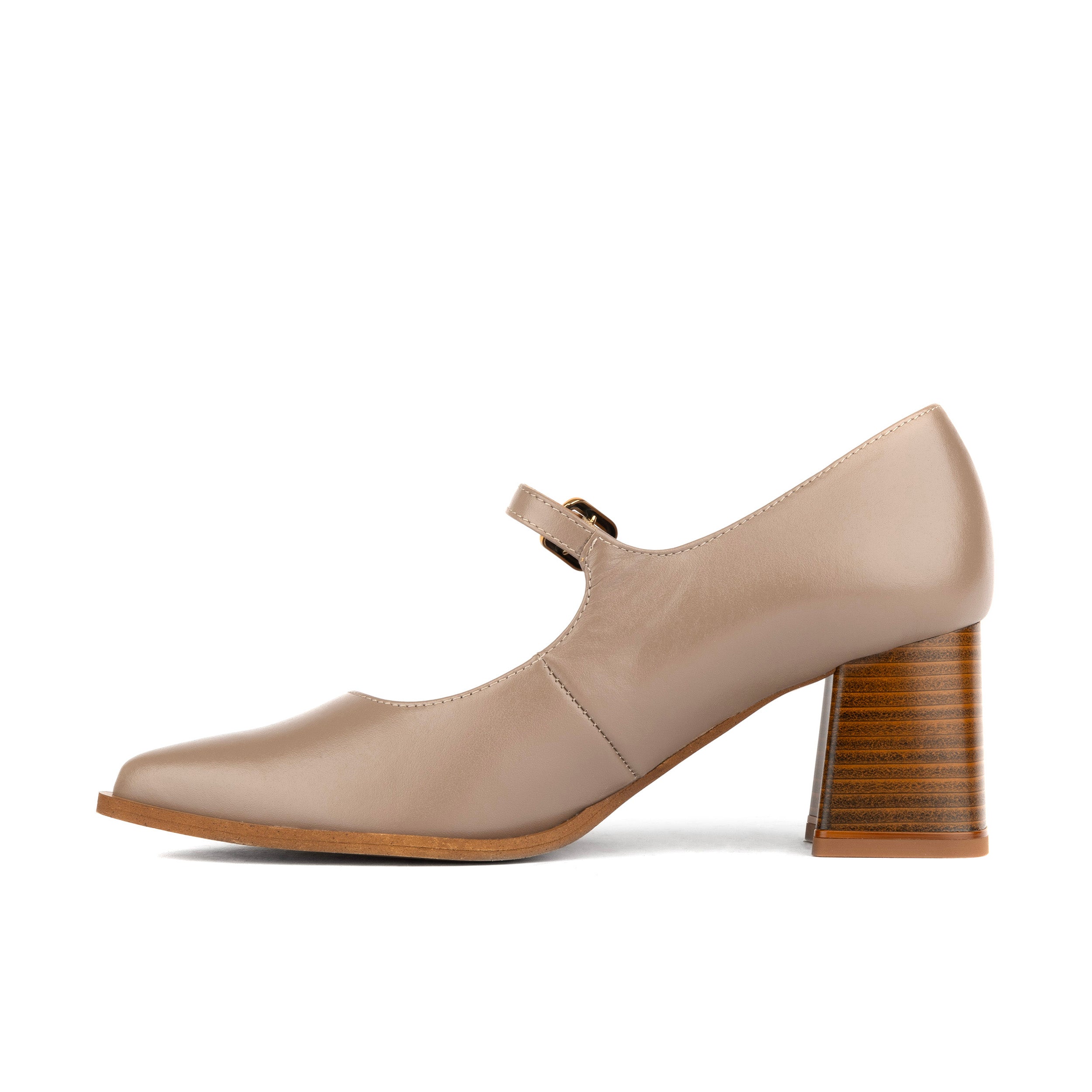 Hyde - Brown - Women's Leather Mary Jane Pump