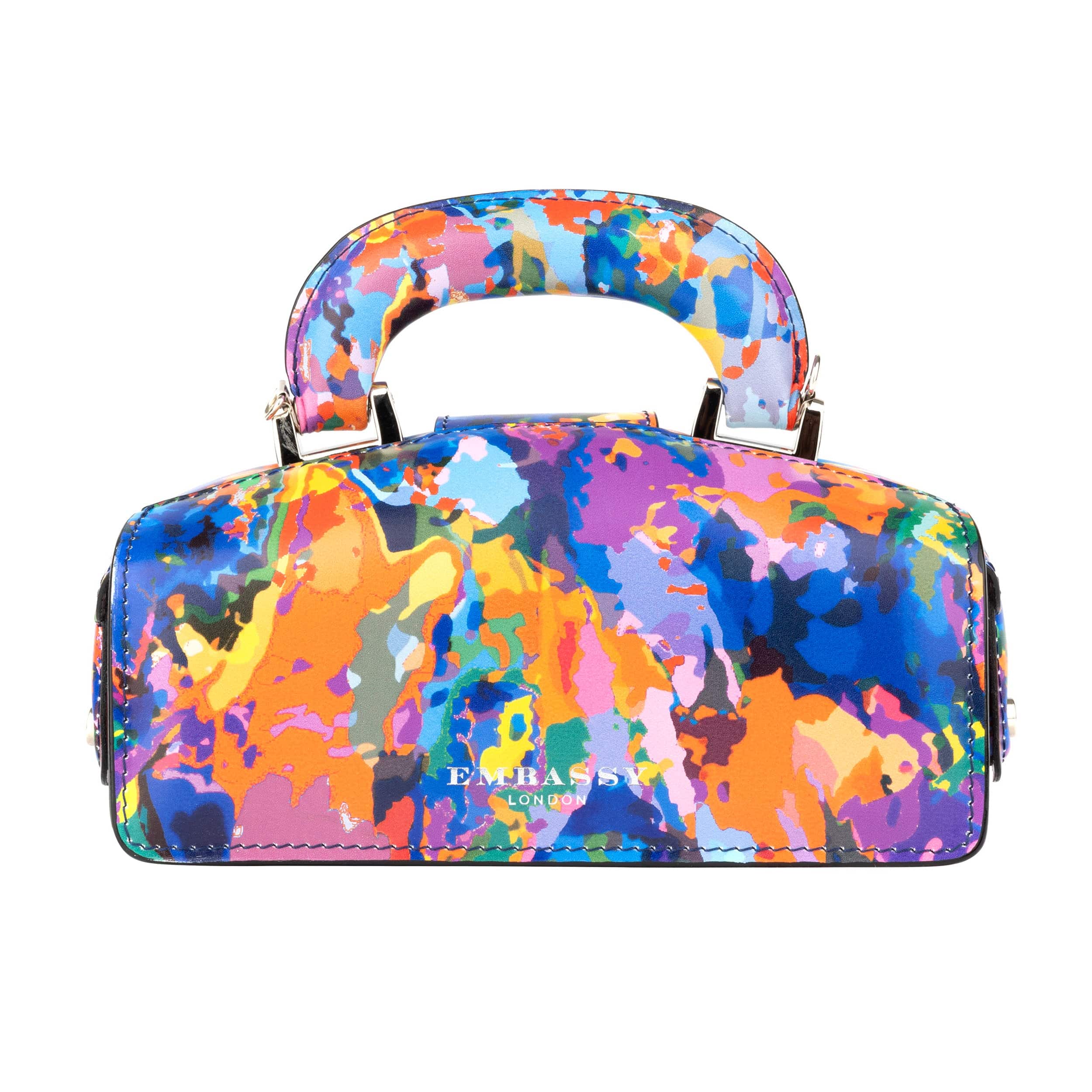 Gazelle Mini - Summer Colours - Mini structured bag in colourful genuine leather and key