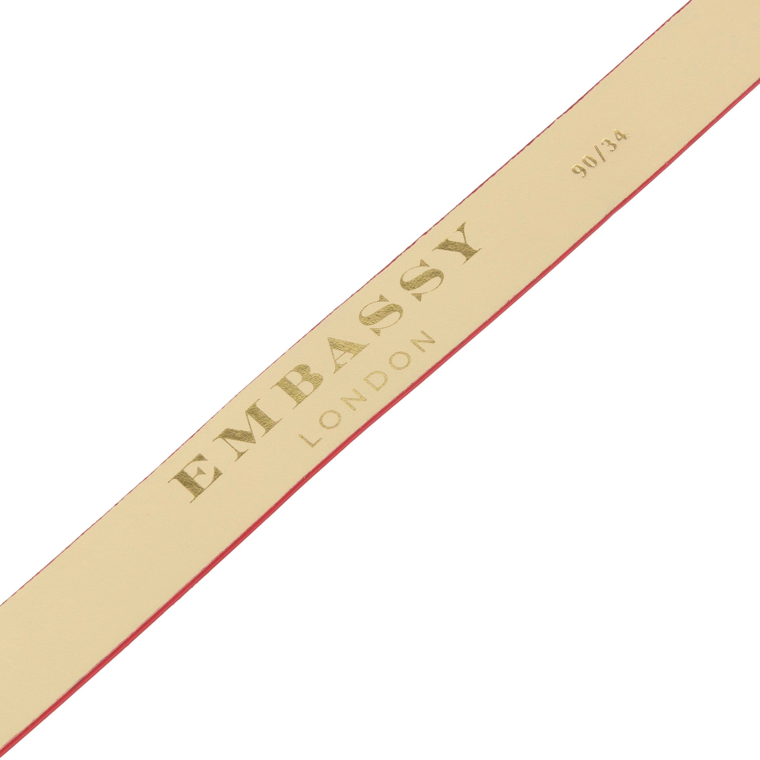 Emma - Signature Print - Women's Italian leather belt in signature print