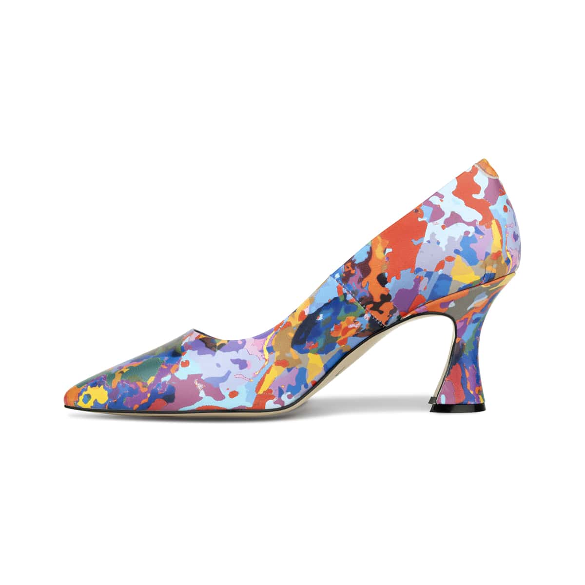 Sophia - Summer Colours - Women’s Leather Point-Toe Pump with 3-Inch Heel