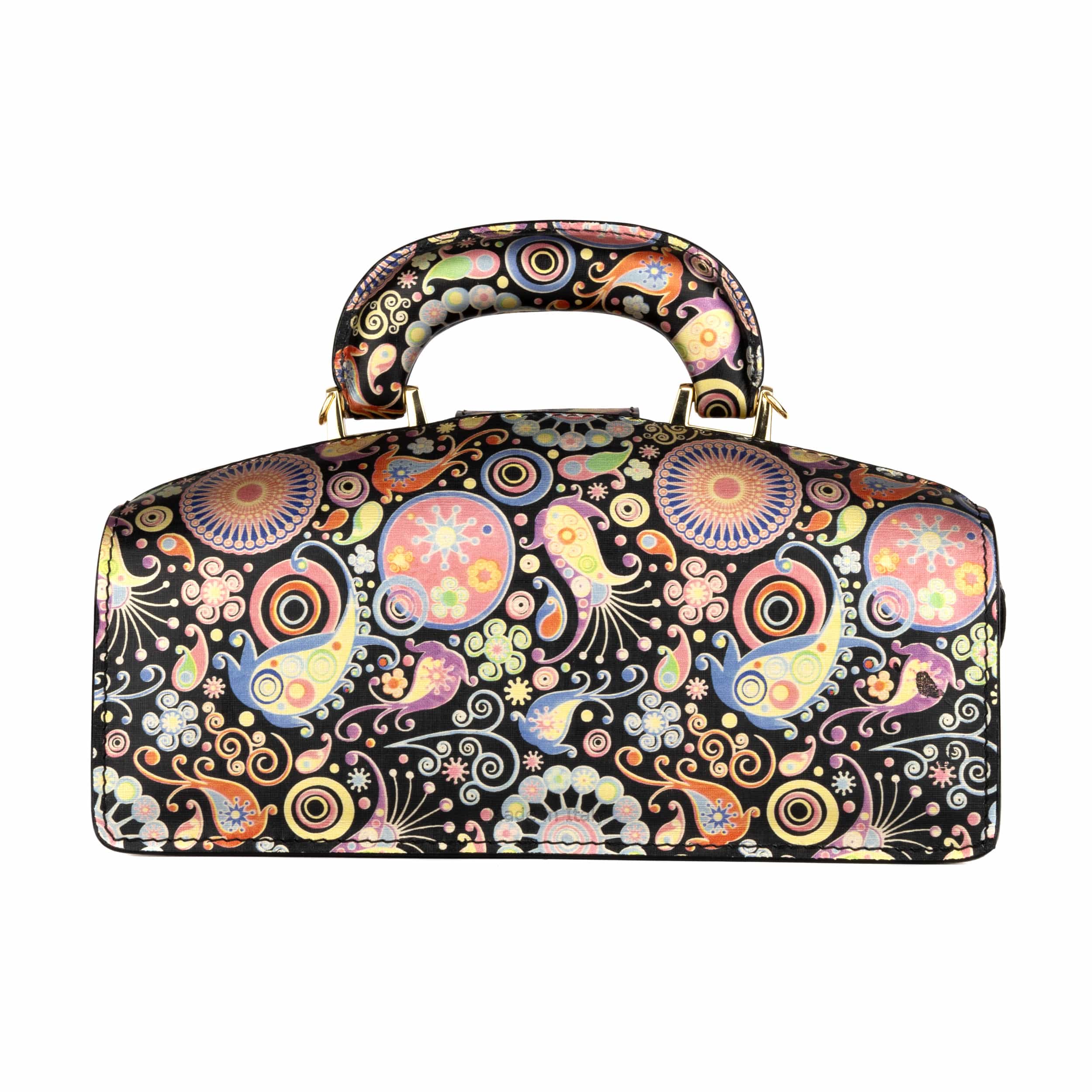 Gazelle - Navy & Pink - Women’s leather top handle & crossbody bag