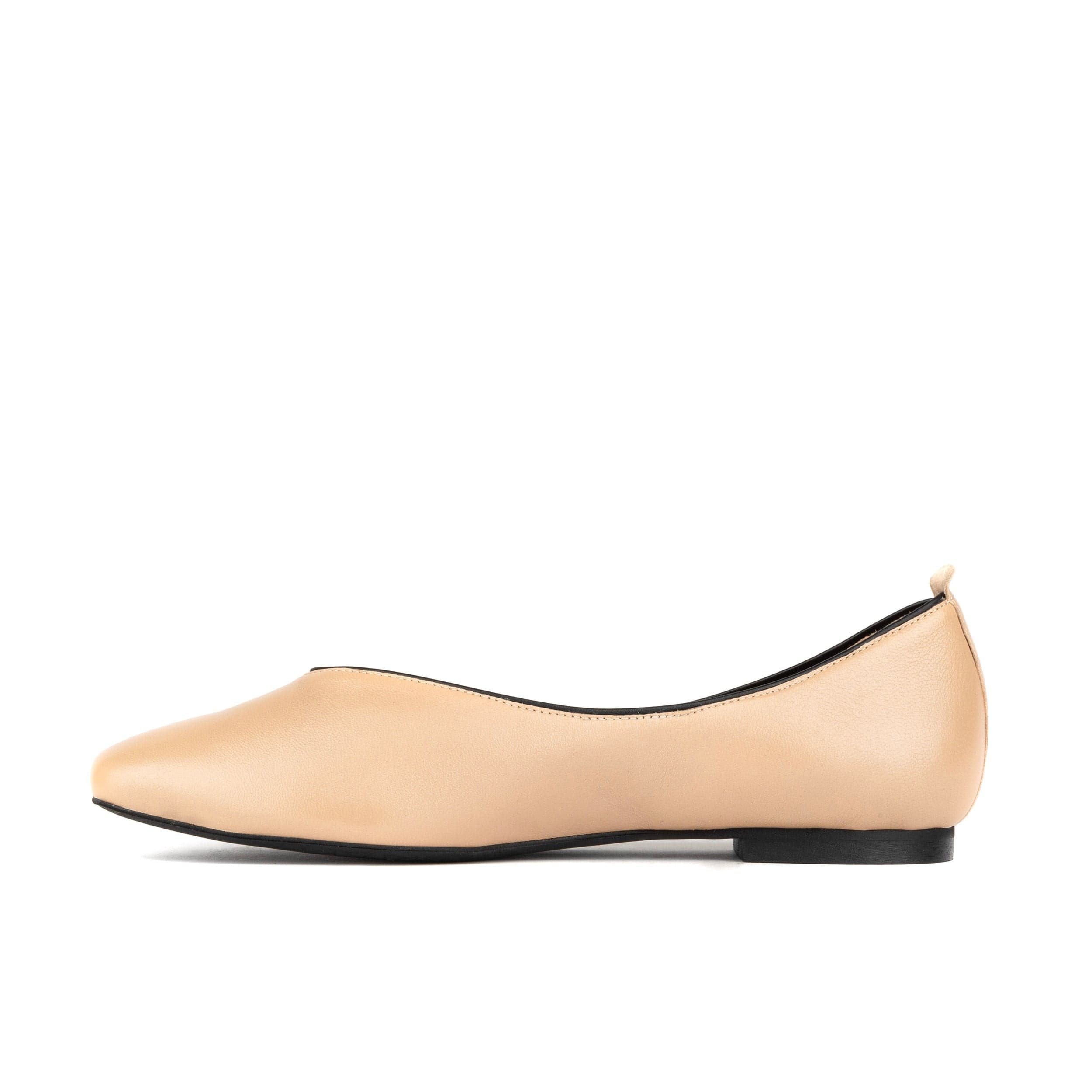Savoy - Cream - Women's Leather Ballet Pump
