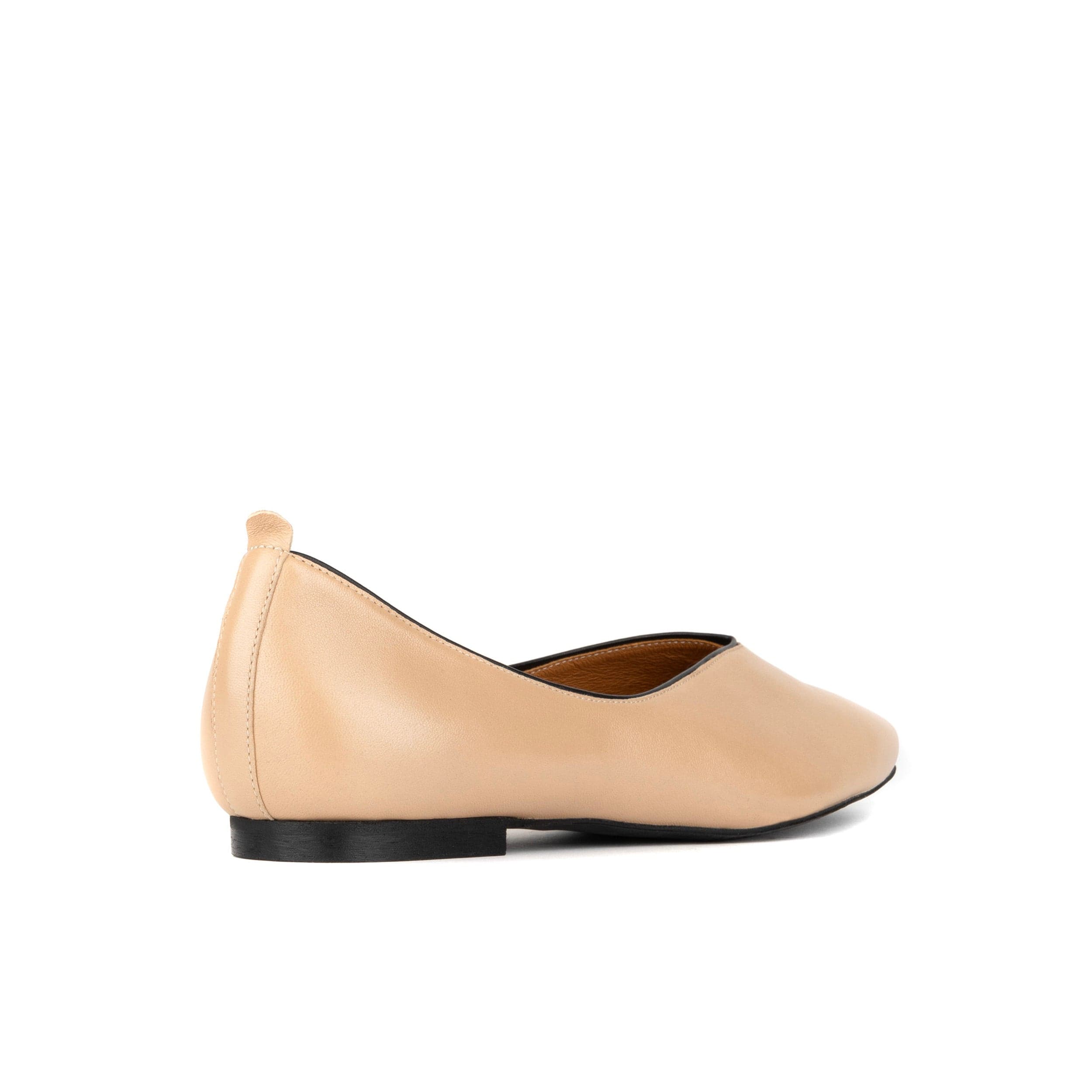 Savoy - Cream - Women's Leather Ballet Pump