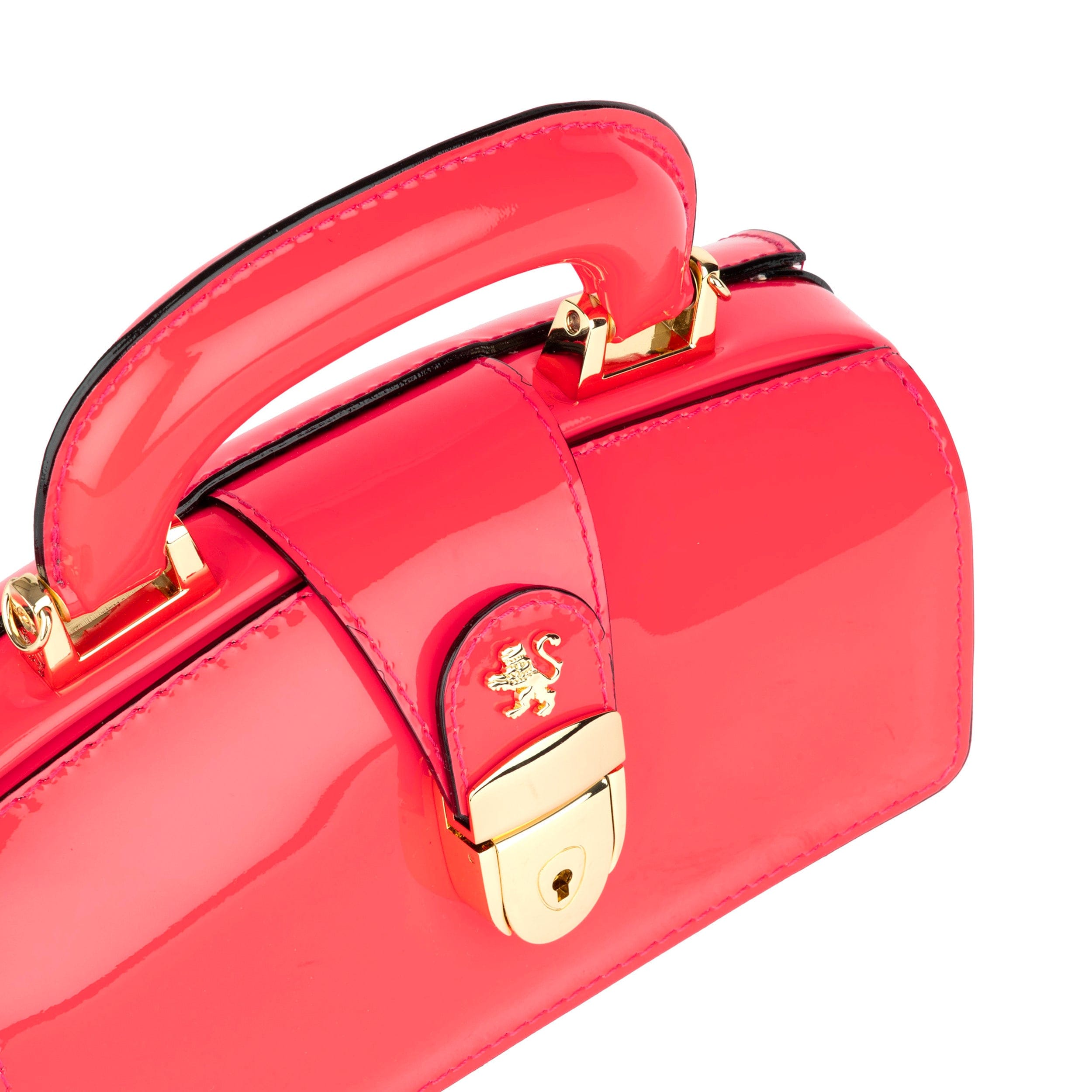 Gazelle Mini - Hot Pink - Women’s mini leather top handle & crossbody bag