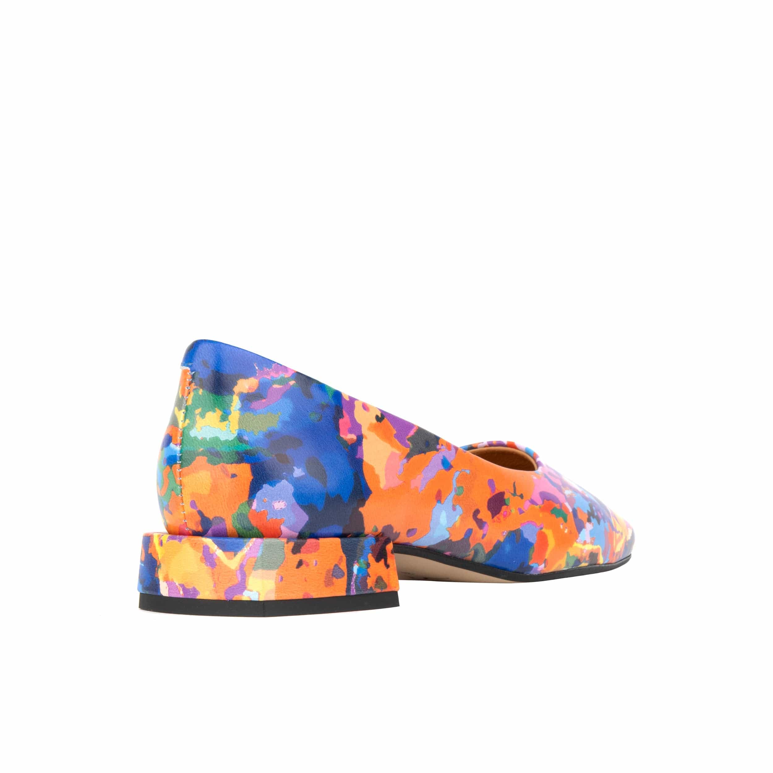 Ballerina - Summer Colours - Women's low heel leather ballet flat