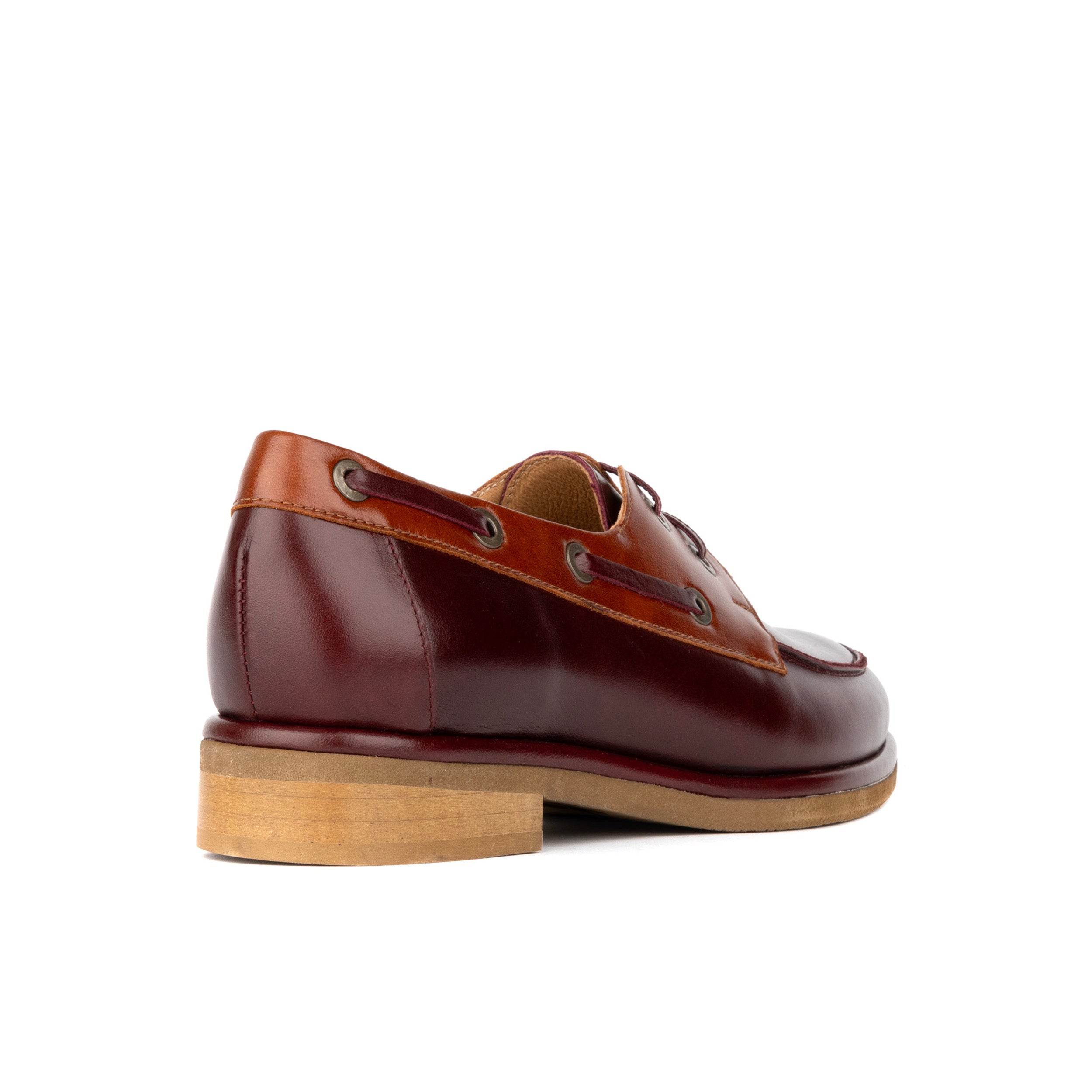 Boatie - Brown Mix - Women's leather boat shoe