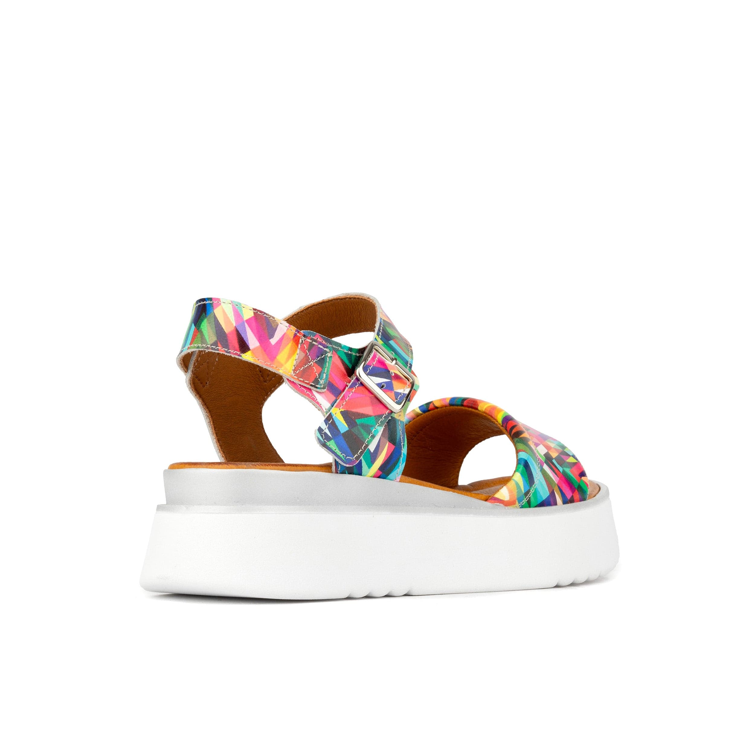 Amalfi - Fiesta - Women's colourful leather flatform