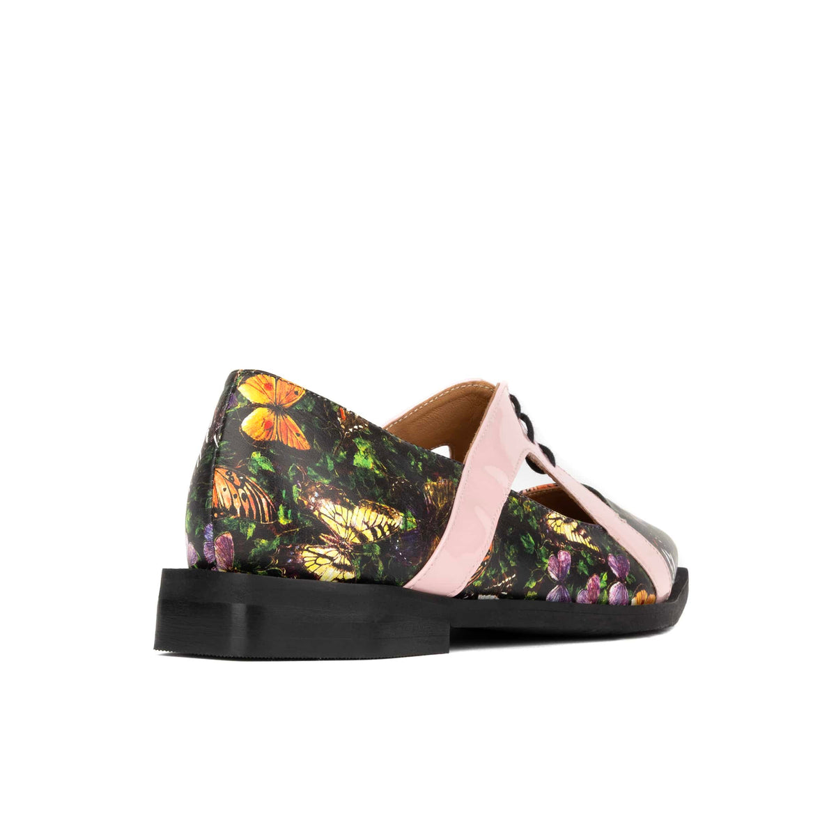 Harlowe - Butterfly - Women's cutout leather lace up shoe