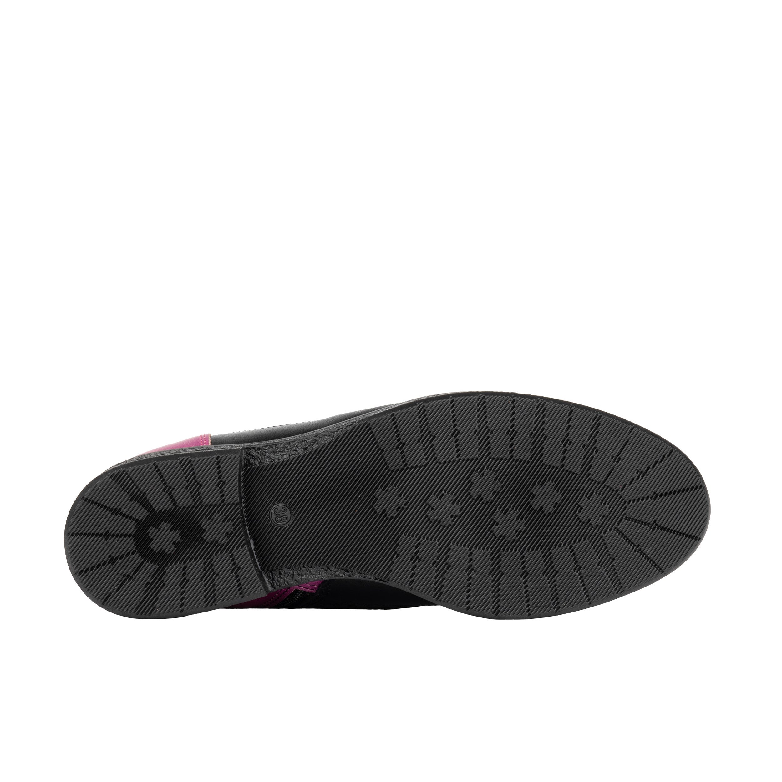Hatter - Dark Winter Foil & Pink - Women's Leather Ankle Lace-up Boot