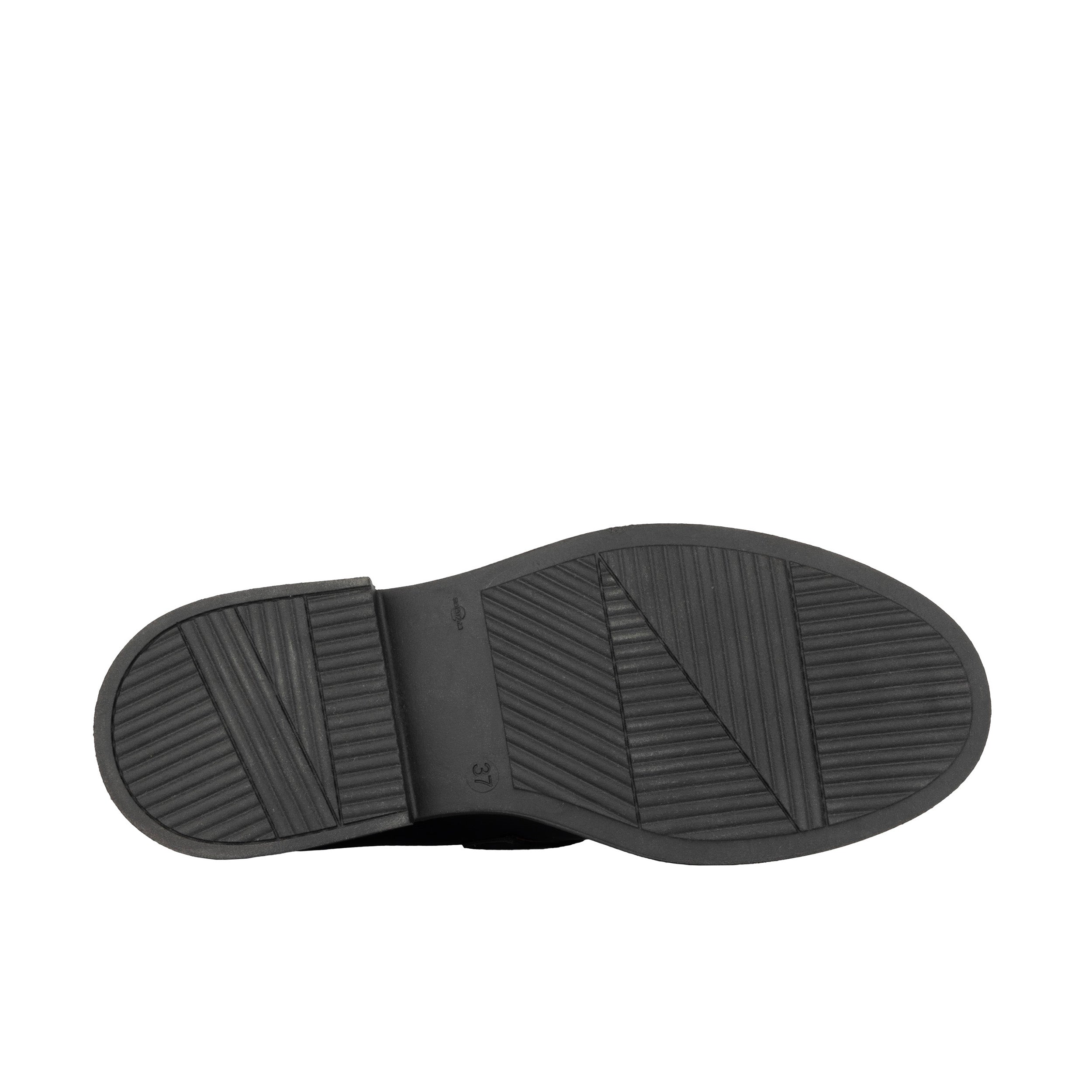 Strapp - Black & Blue Snake - Women’s leather loafer with buckle