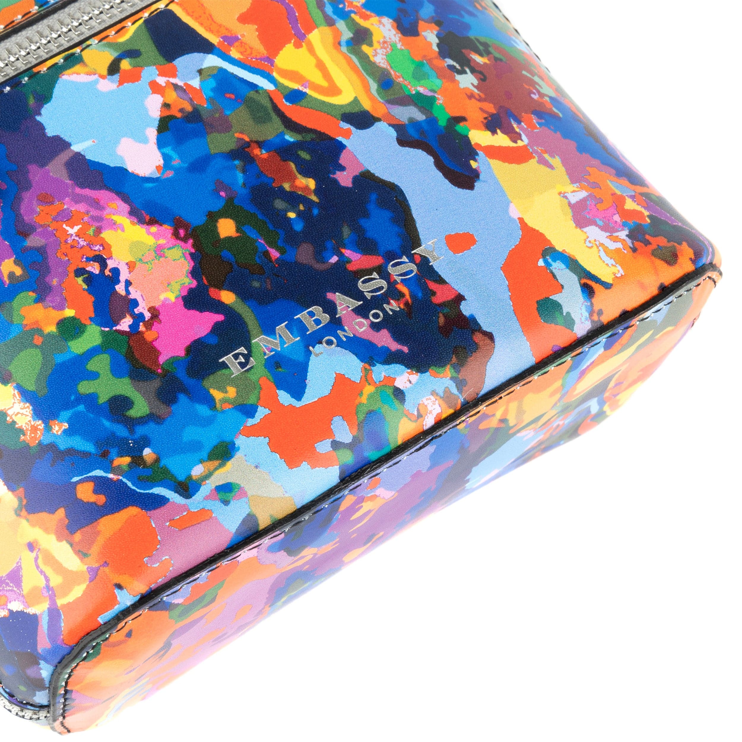 Macaw - Summer Colours - Women's zip-up crossbody leather handbag