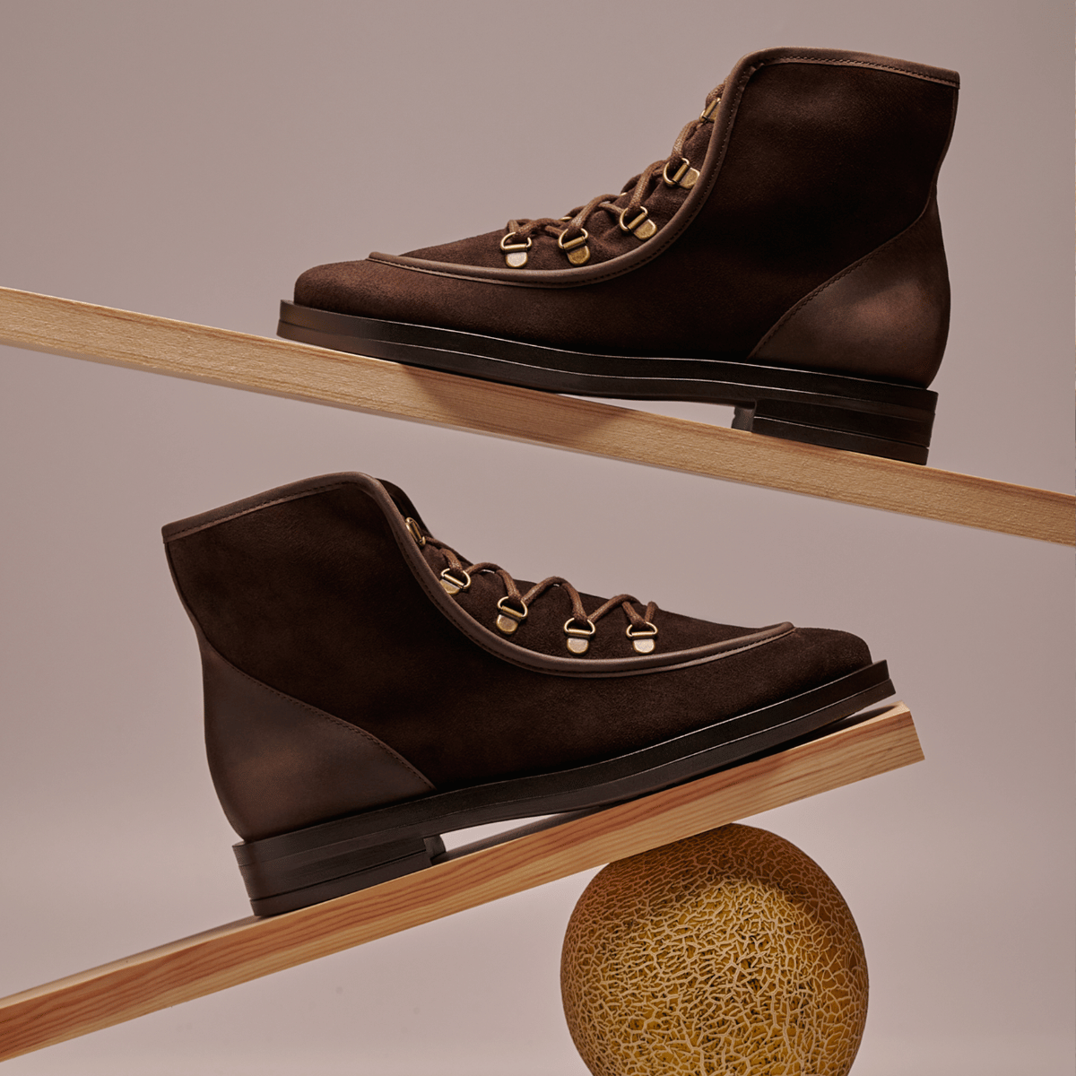 Hedera - Dark Brown - Women's Suede Alpine Boot