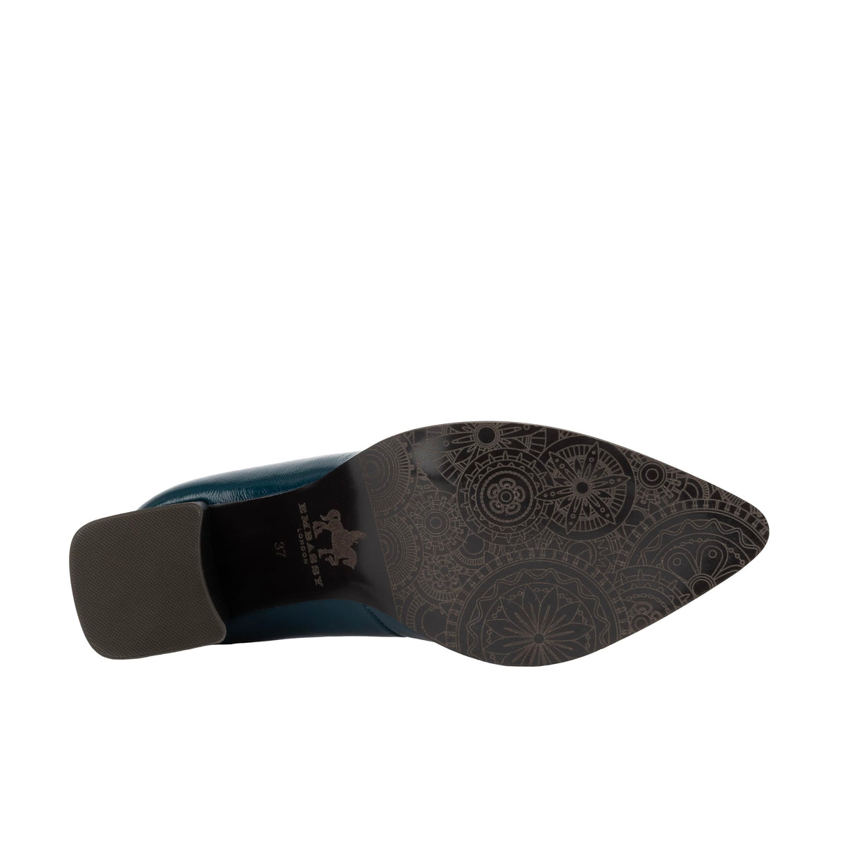 Hyde - Dark Teal - Women's Leather Mary Jane Pump