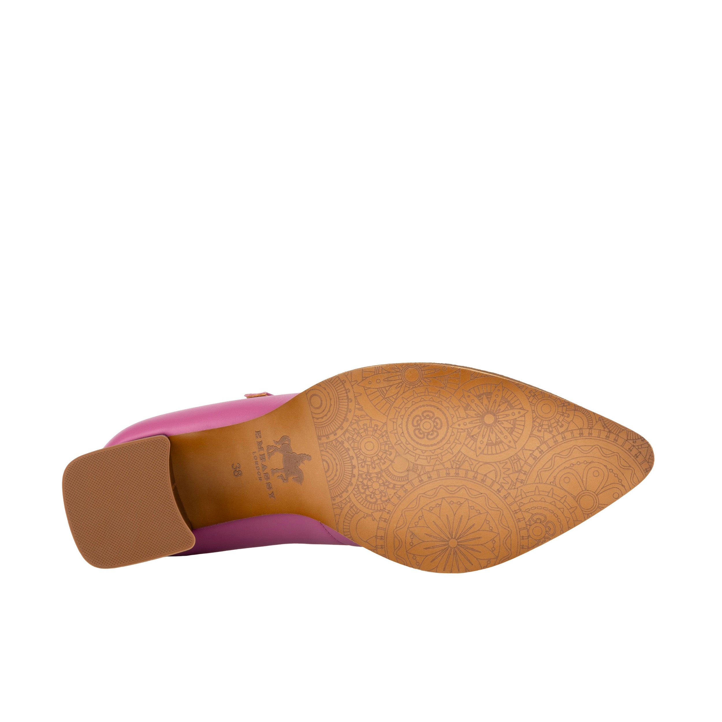 Hyde - Pink - Women's Leather Mary Jane Pump