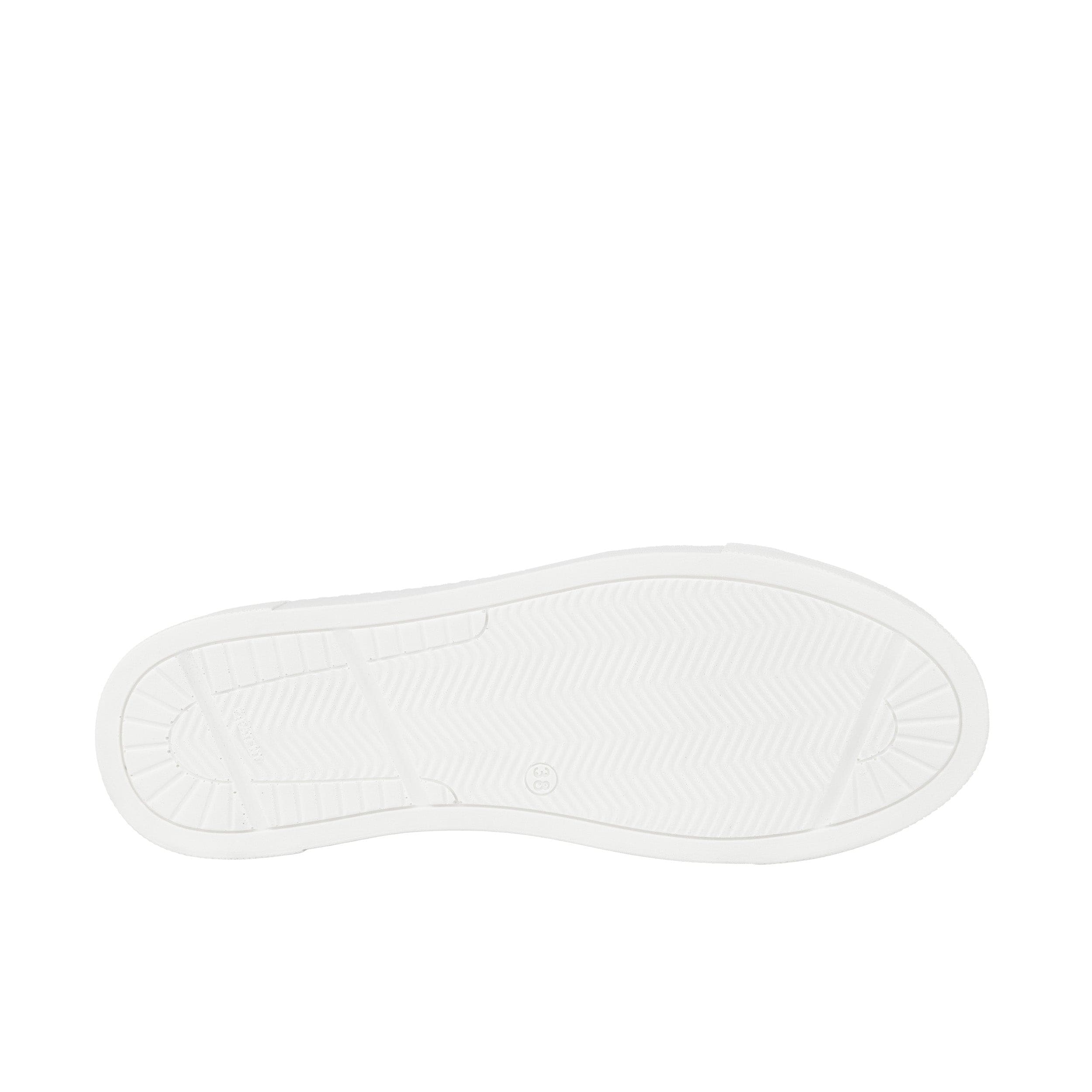 Camila - Tropical - Women's platform sole leather lace-up trainer